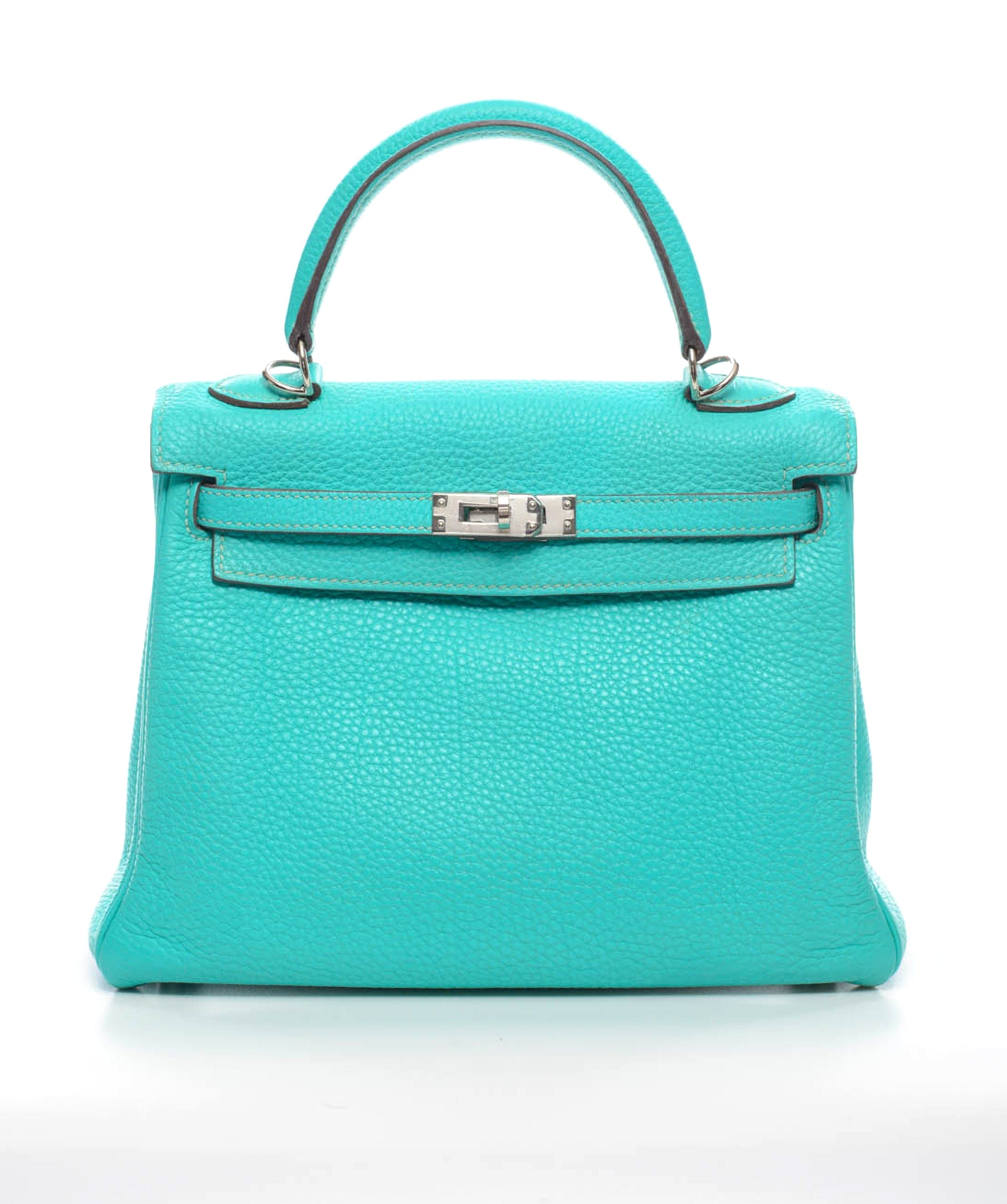 Hermès Hermes Kelly 25 Lagoon Togo Phw #L SKL1202