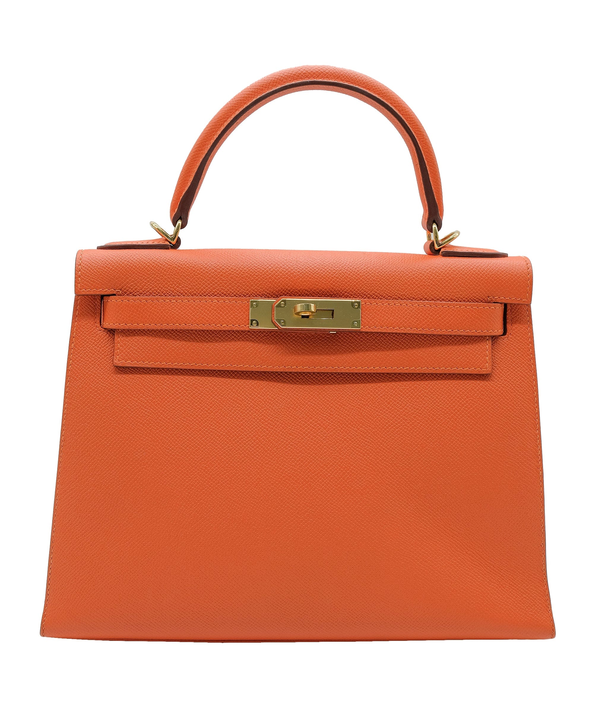 Hermès Hermes Kelly 28 2Way Epson Orange Poppy X Carved Se 90183442 RJL1923