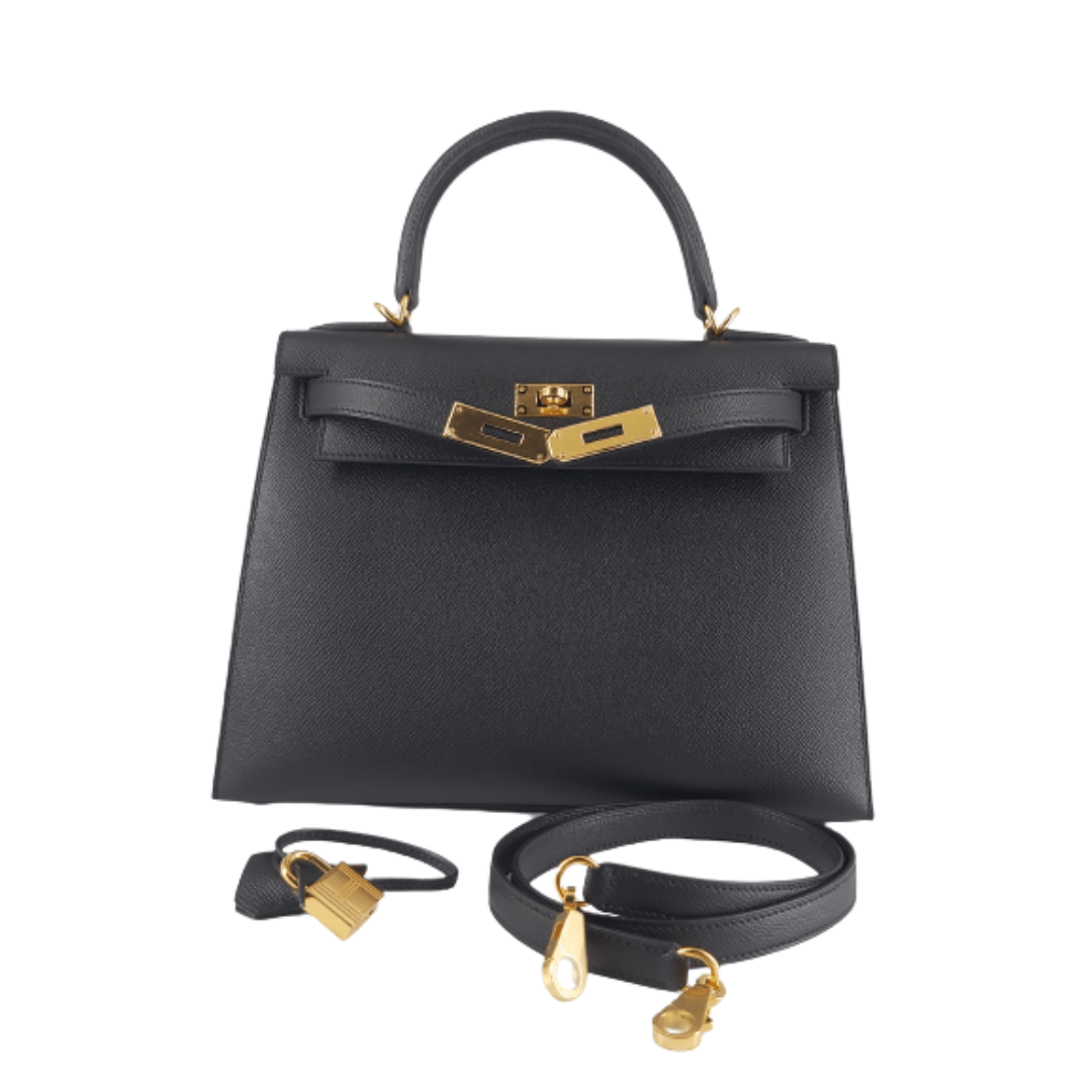 Hermès Hermes Kelly 28 Black Epsom RJC1195