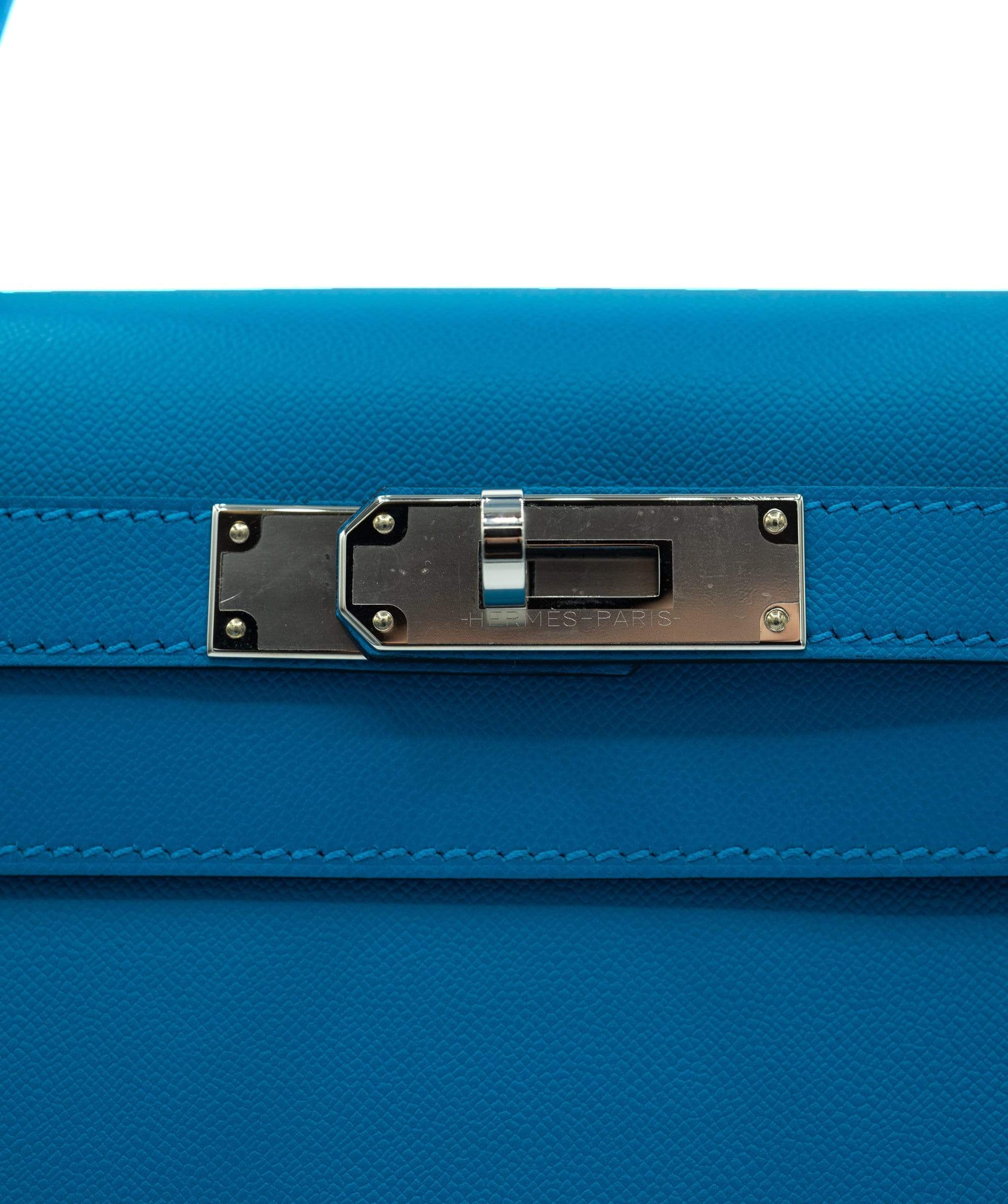 Hermès Hermès Kelly 28 Blue Frida Epsom with PHW - ASL1402