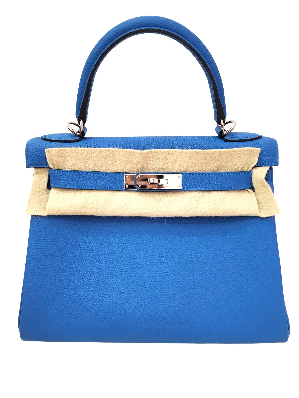 Hermès Hermes Kelly 28 Blue Zanzibar Togo PHW #A SKL1545