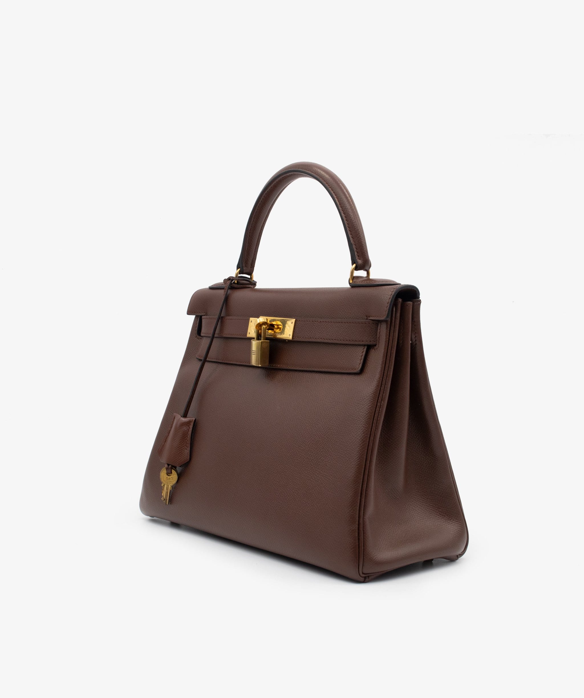 Hermès Hermes Kelly 28 GHW Brown Epsom