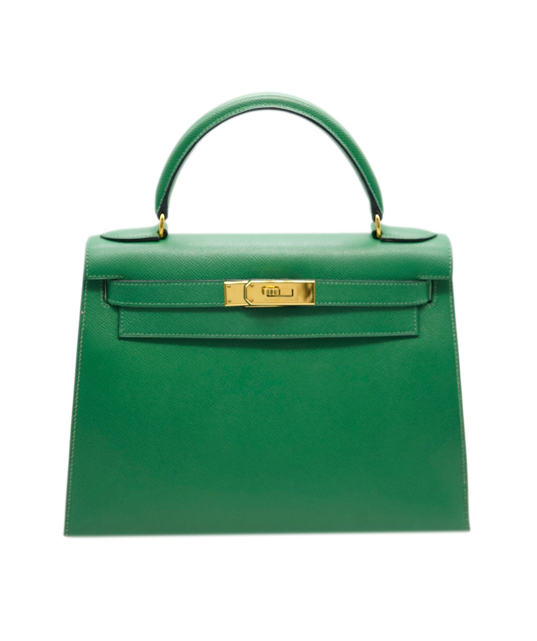 Hermès Hermes Kelly 28 Kushbel Epson Green □ A Engraving 90184160 ASL7529