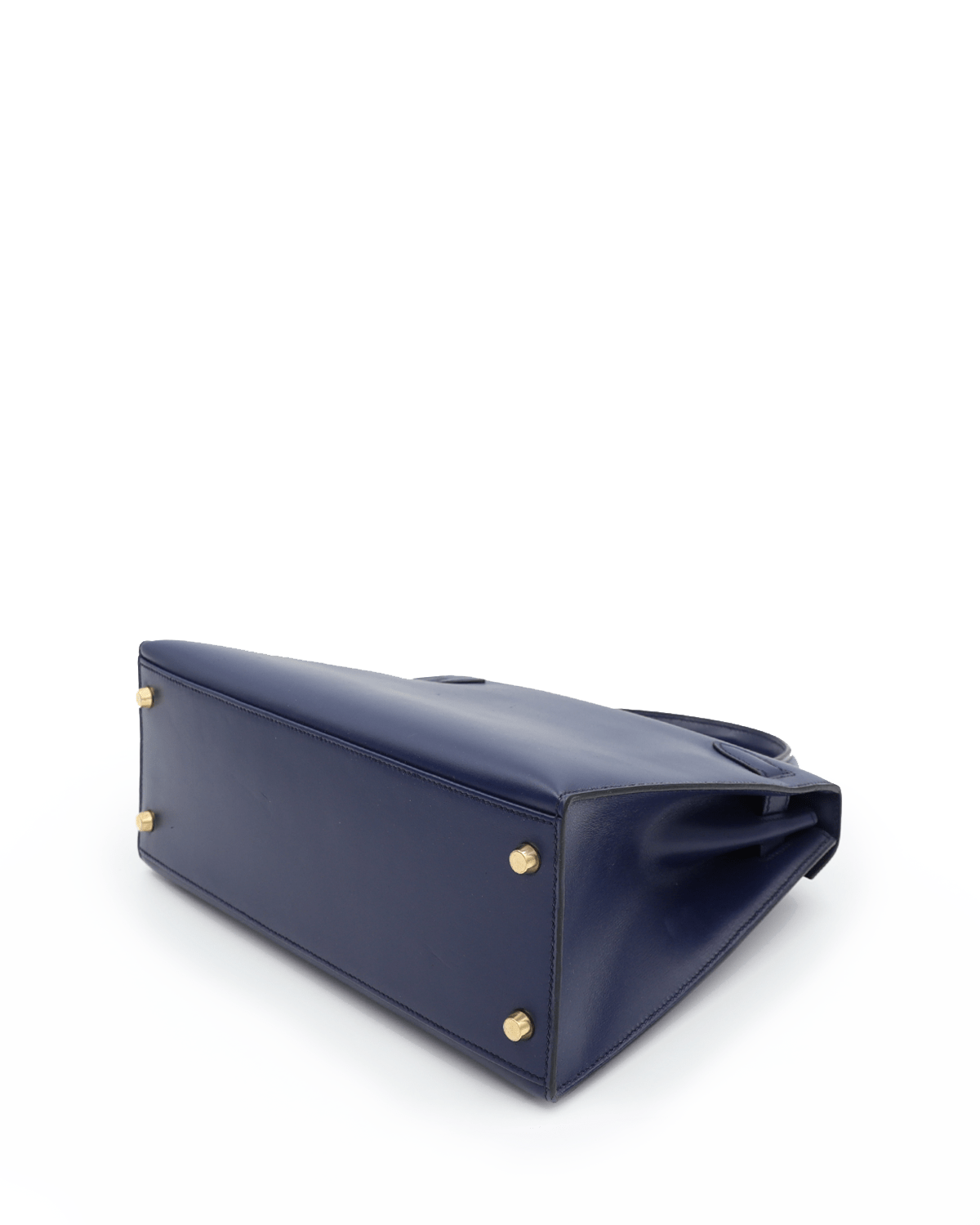 Hermès Hermès Kelly 28 Navy Box Calf GHW #Y ASL2465