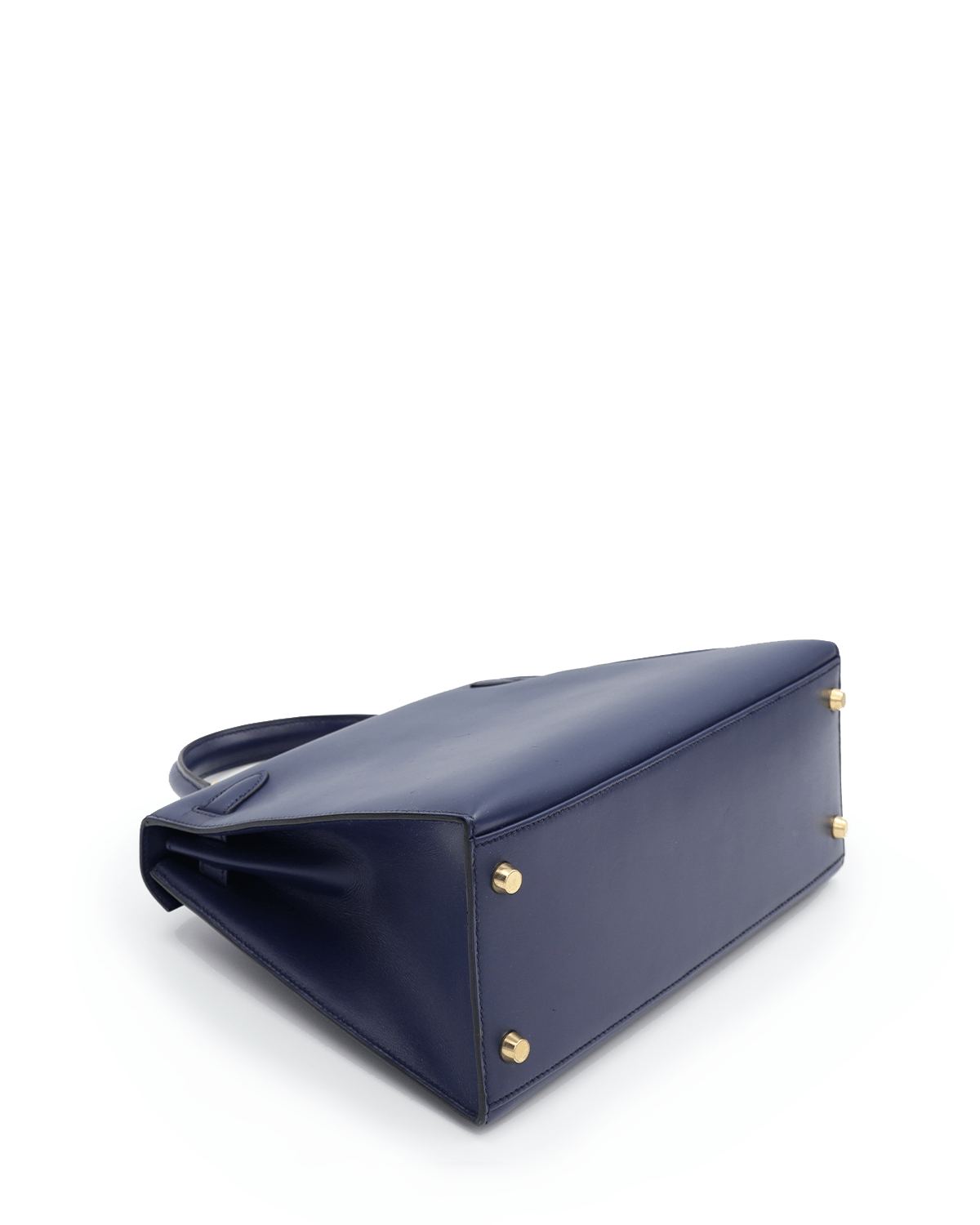 Hermès Hermès Kelly 28 Navy Box Calf GHW #Y ASL2465