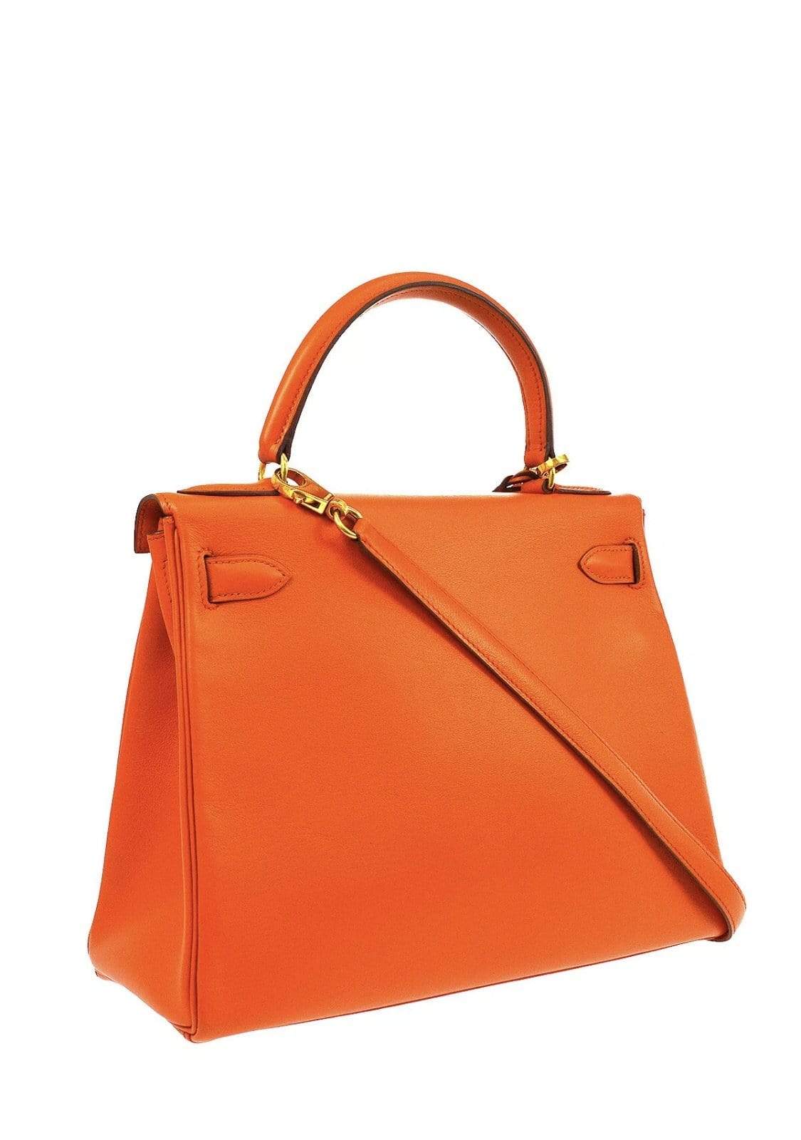 Hermès Hermès kelly 28 orange ghw