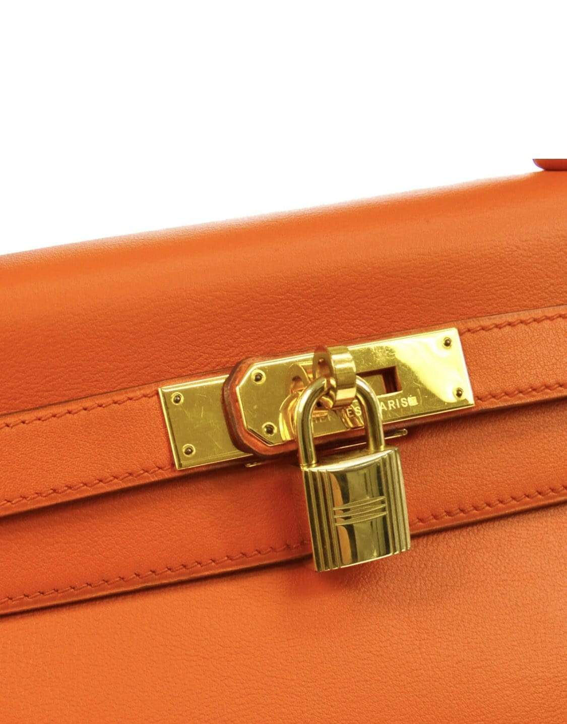 Hermès Hermès kelly 28 orange ghw