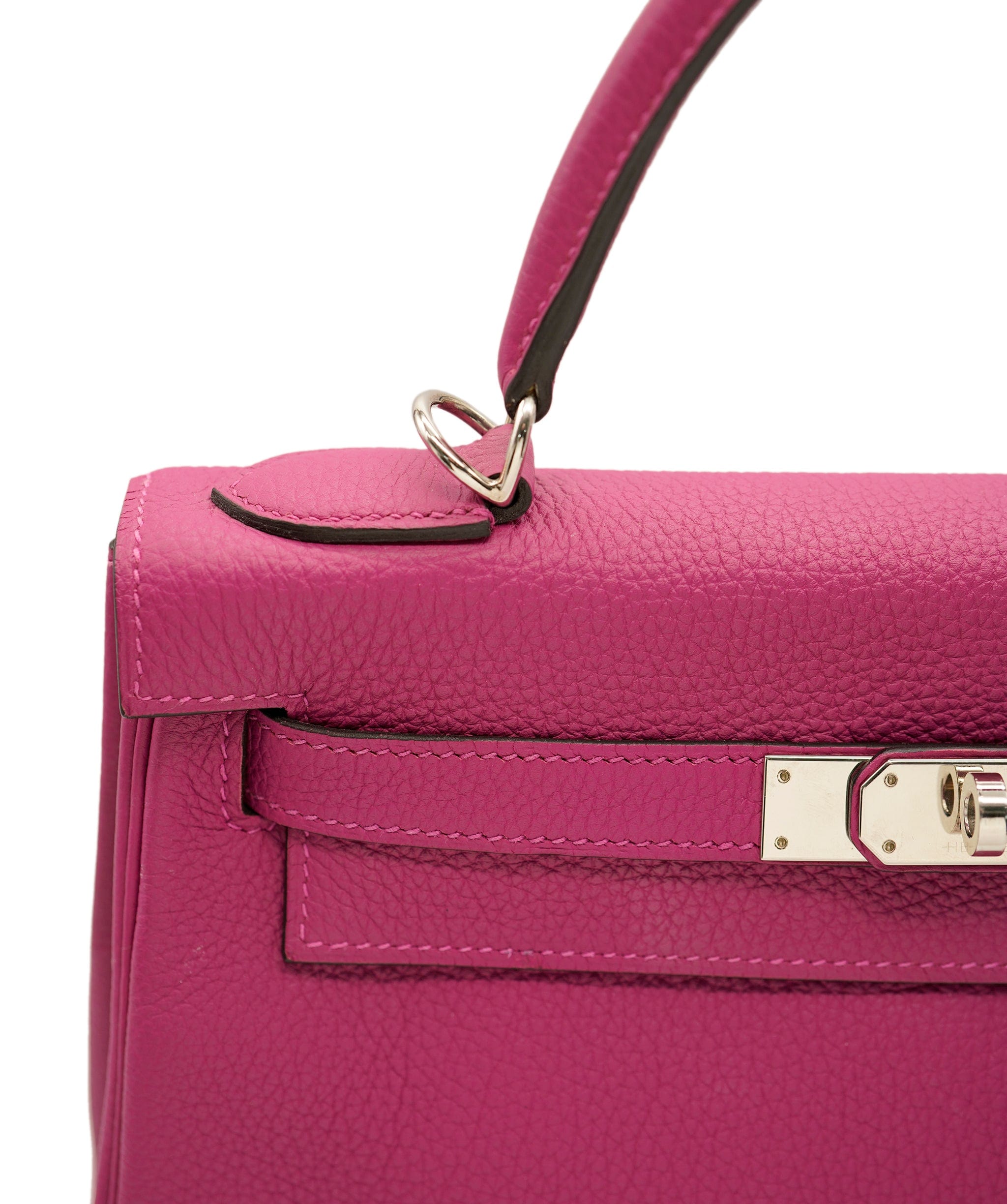 Hermès Hermes Kelly 28 Rose Pourpre Togo PHW #C SKL1476