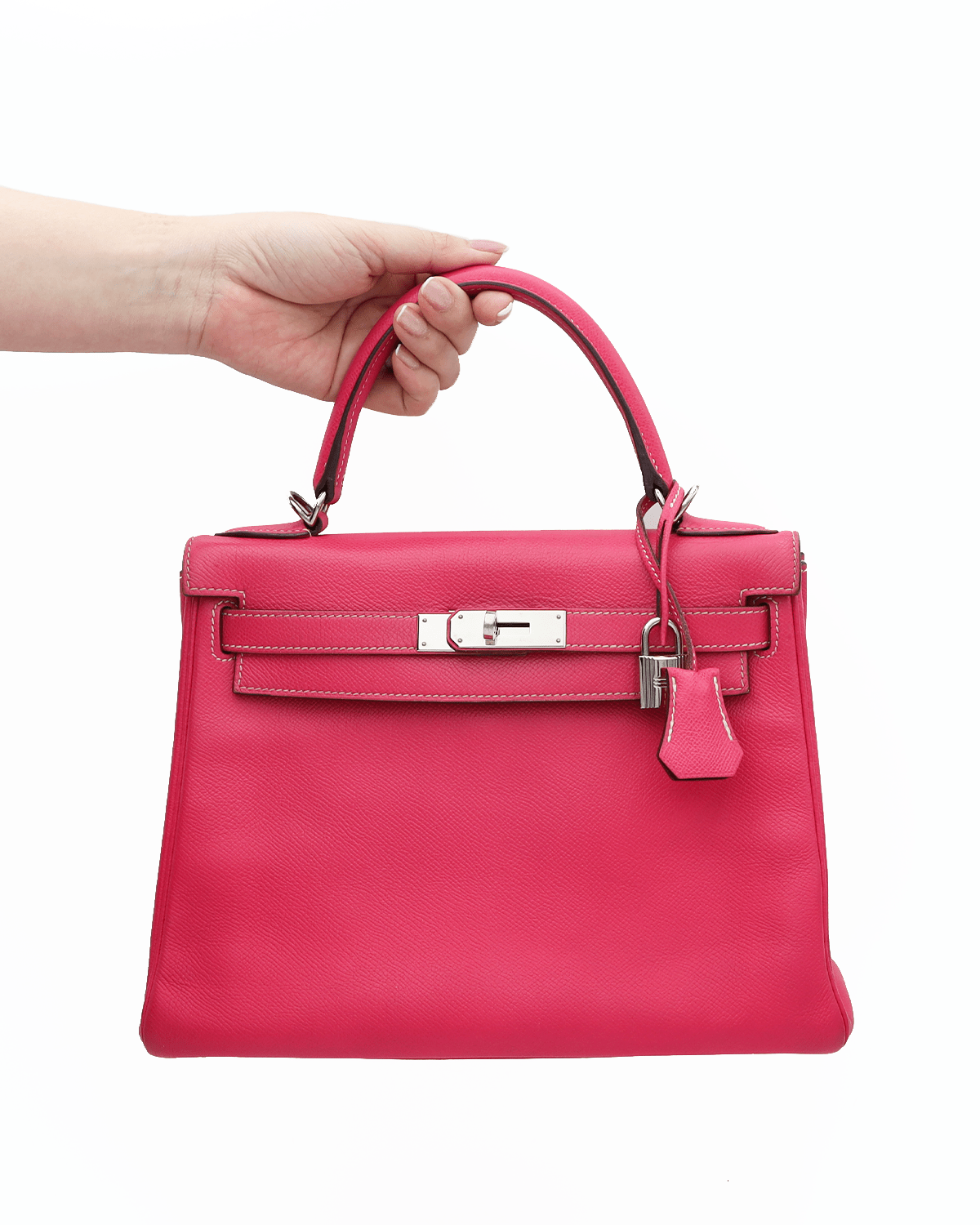 Hermès Hermes Kelly 28 Rose Tyrien Epsom PHW ASL3151