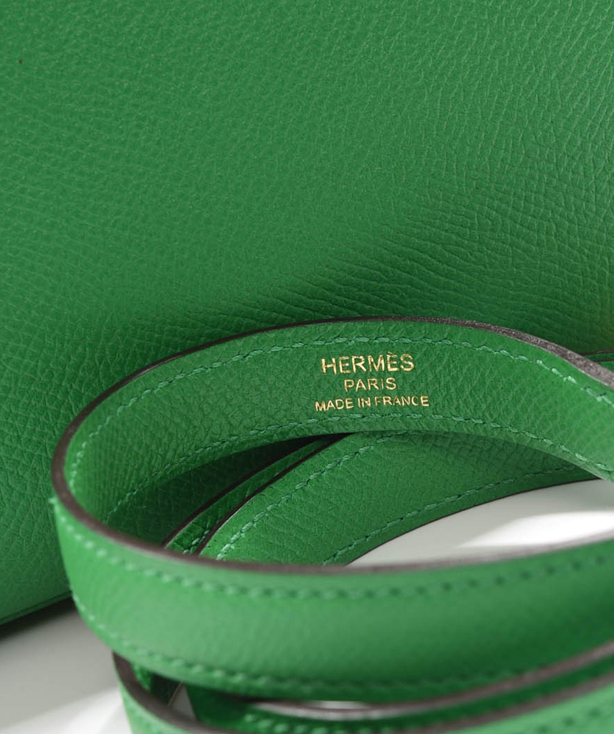 Hermès Hermes Kelly 28 Sellier Bamboo Epsom GHW #R SKL1150