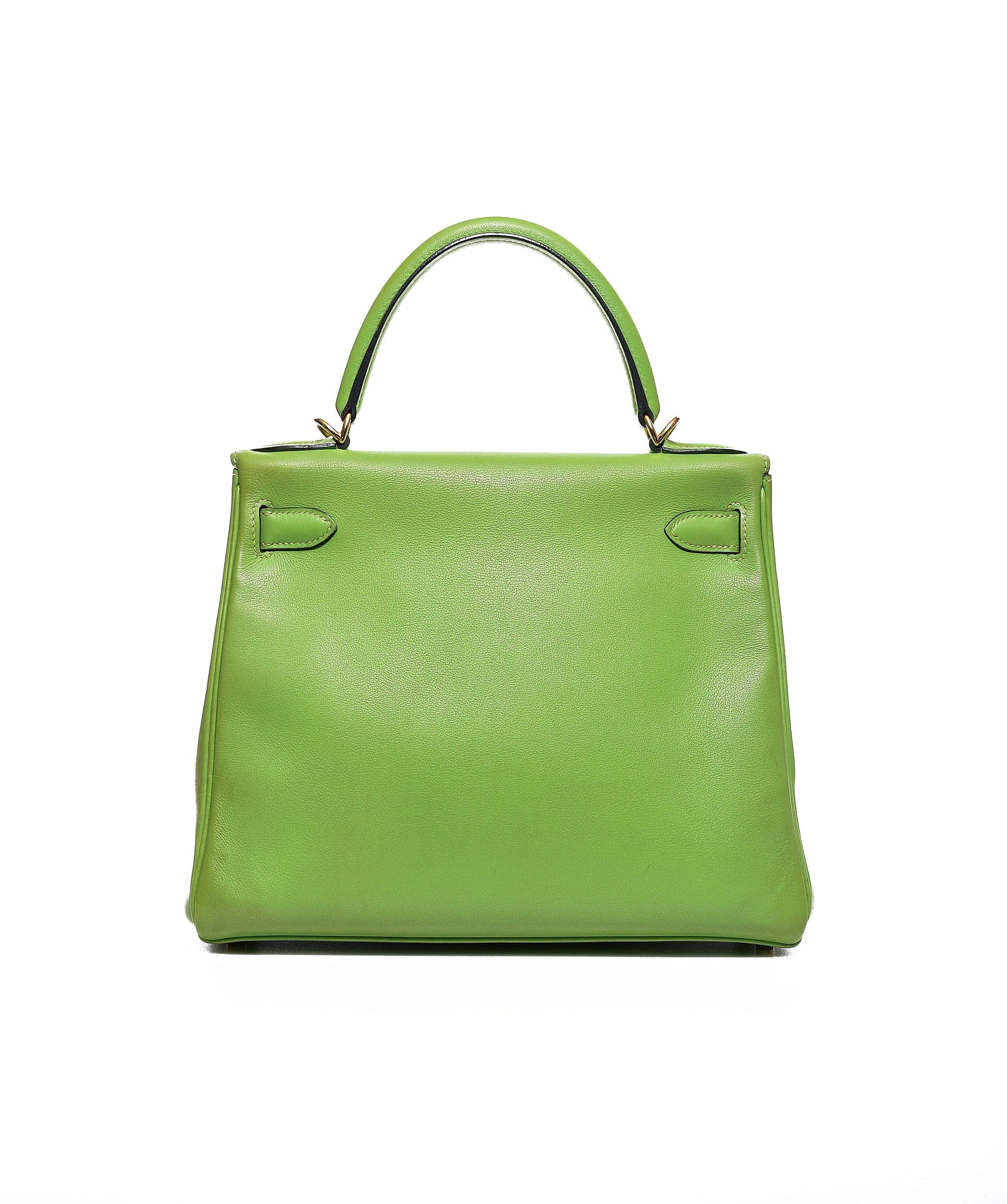 Hermès Hermes Kelly 28 Vert Cru Swift Ghw #F SKL1240