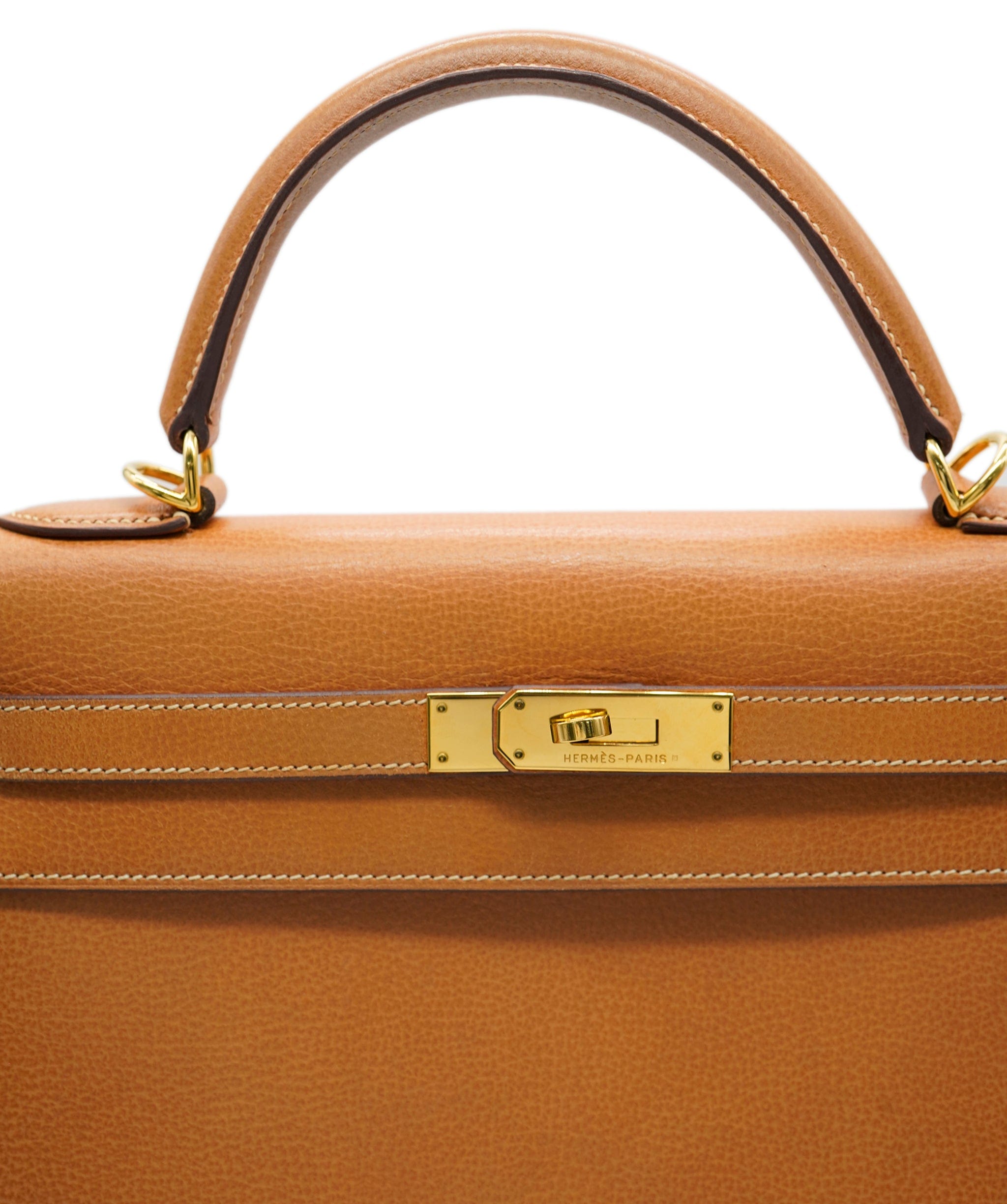 Hermès Hermes Kelly 32 Ardennes Gold Stamp G Square 90183312 ASL7412