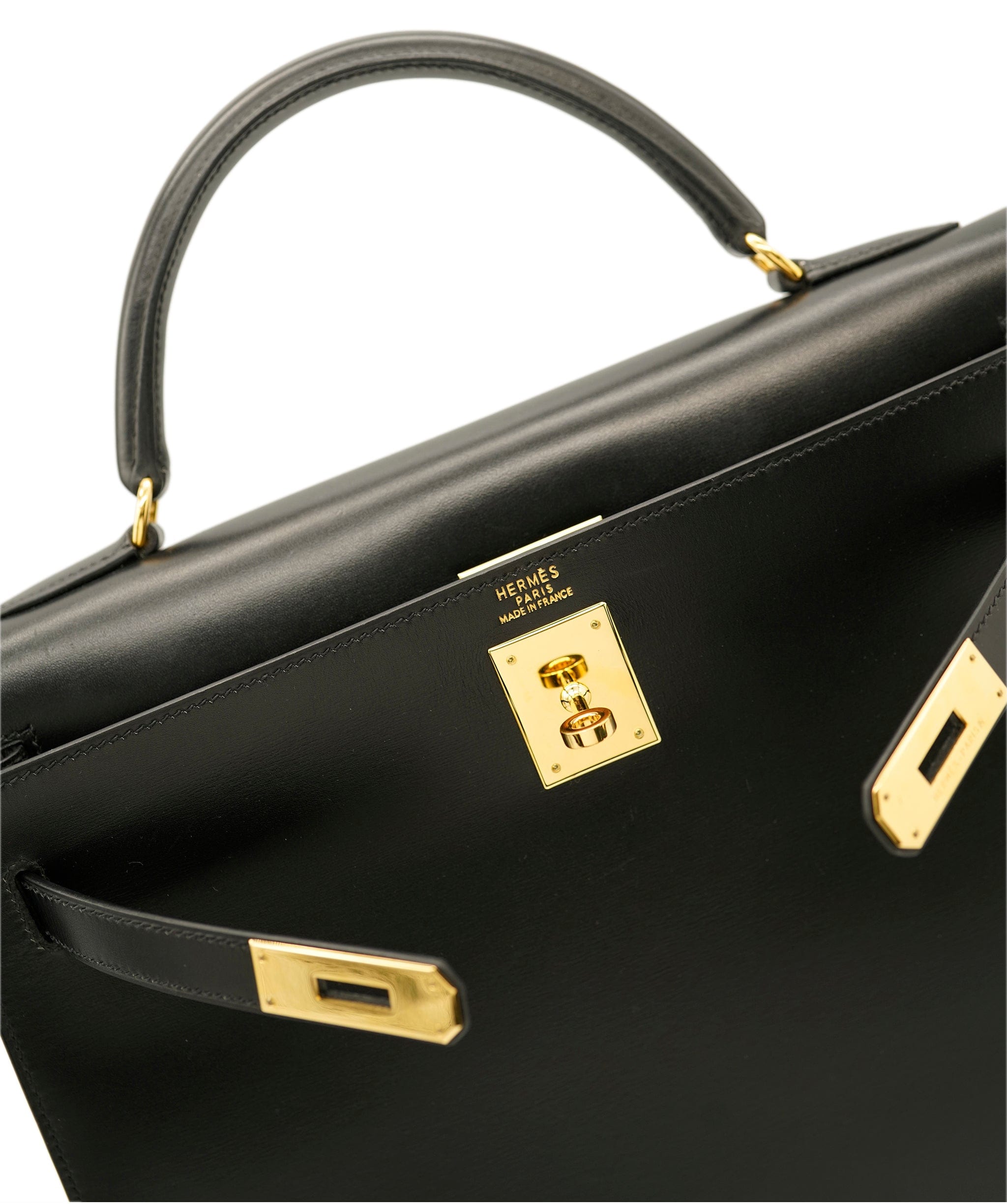 Hermès Hermes Kelly 32 black box calf ASL6538