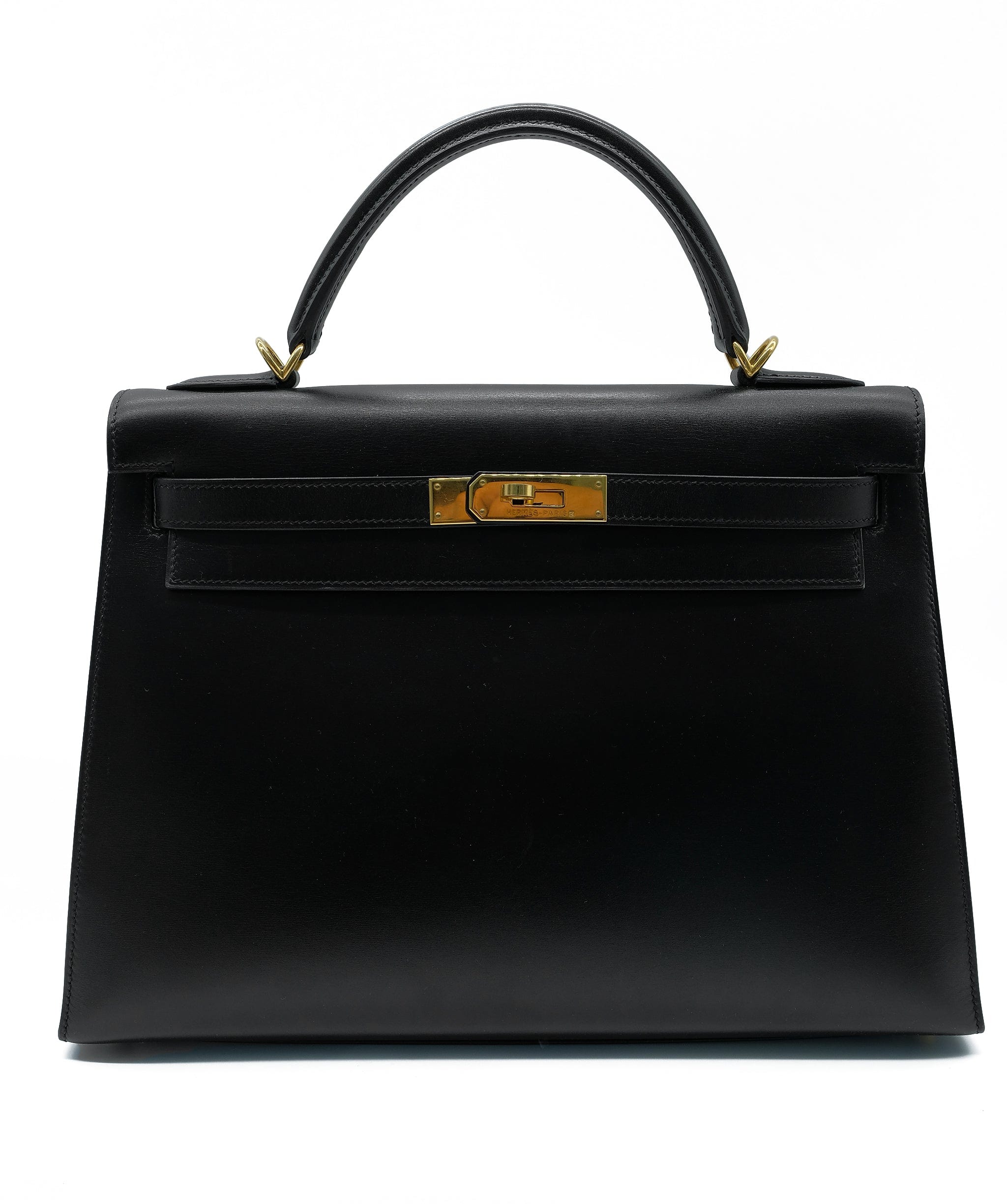 Hermès Hermes Kelly 32 Black Stamp D Square 90185699 RJL1911