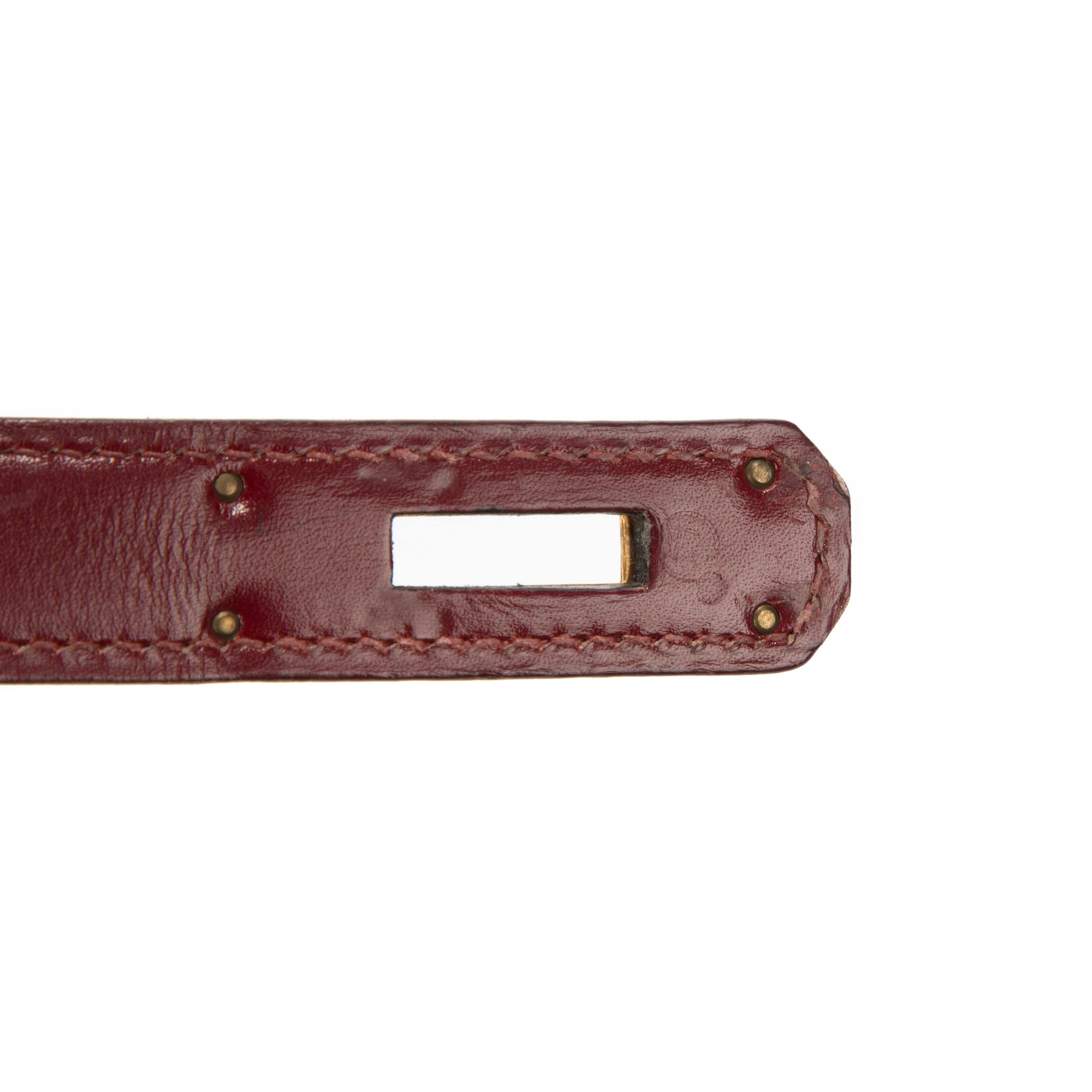 Hermès Hermès Kelly 32 Bordeaux Box Leather with GHW - AWL1293