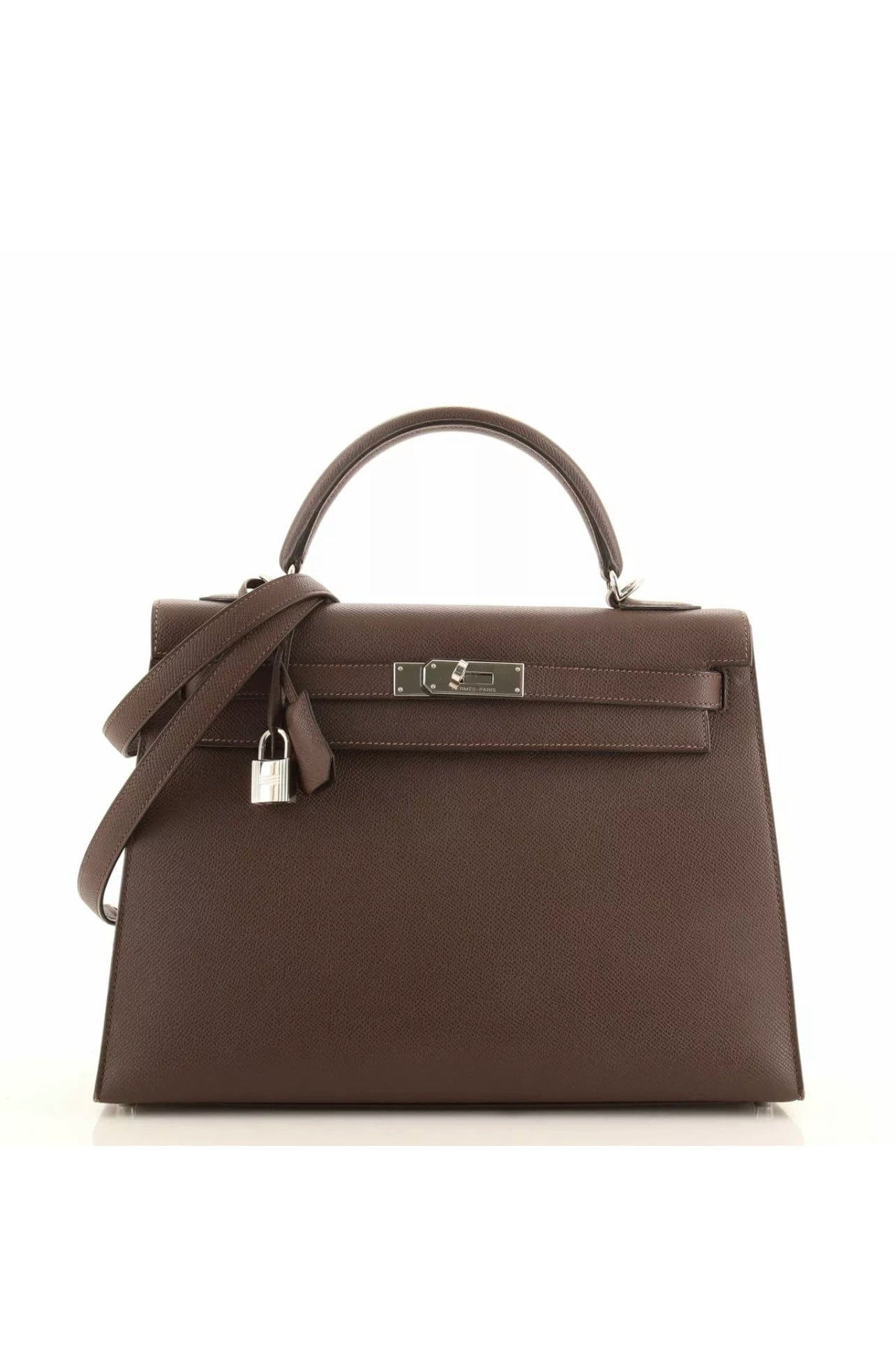 Hermès Hermès Kelly 32 Chocolate Epsom PHW ASL2892