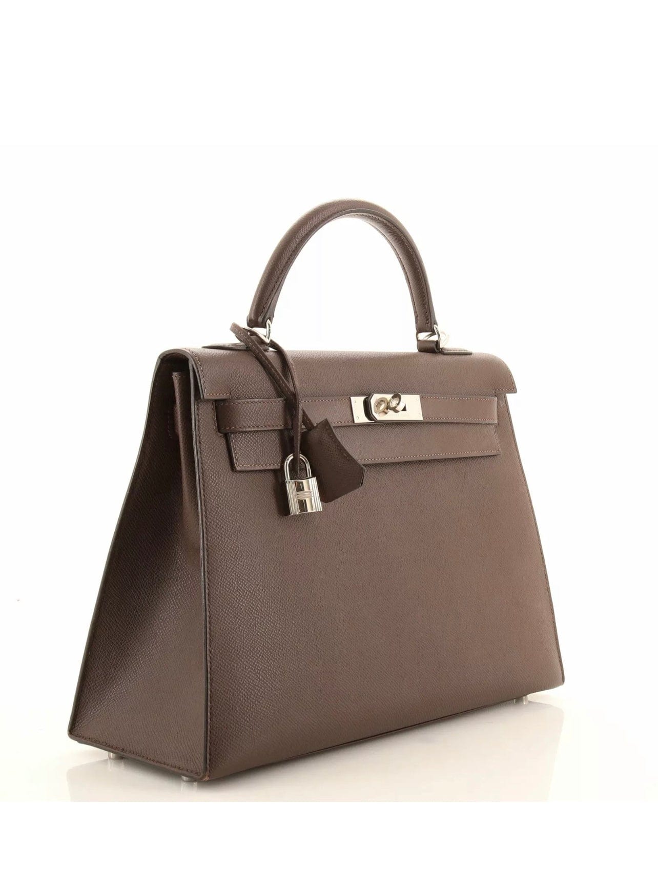 Hermès Hermès Kelly 32 Chocolate Epsom PHW ASL2892