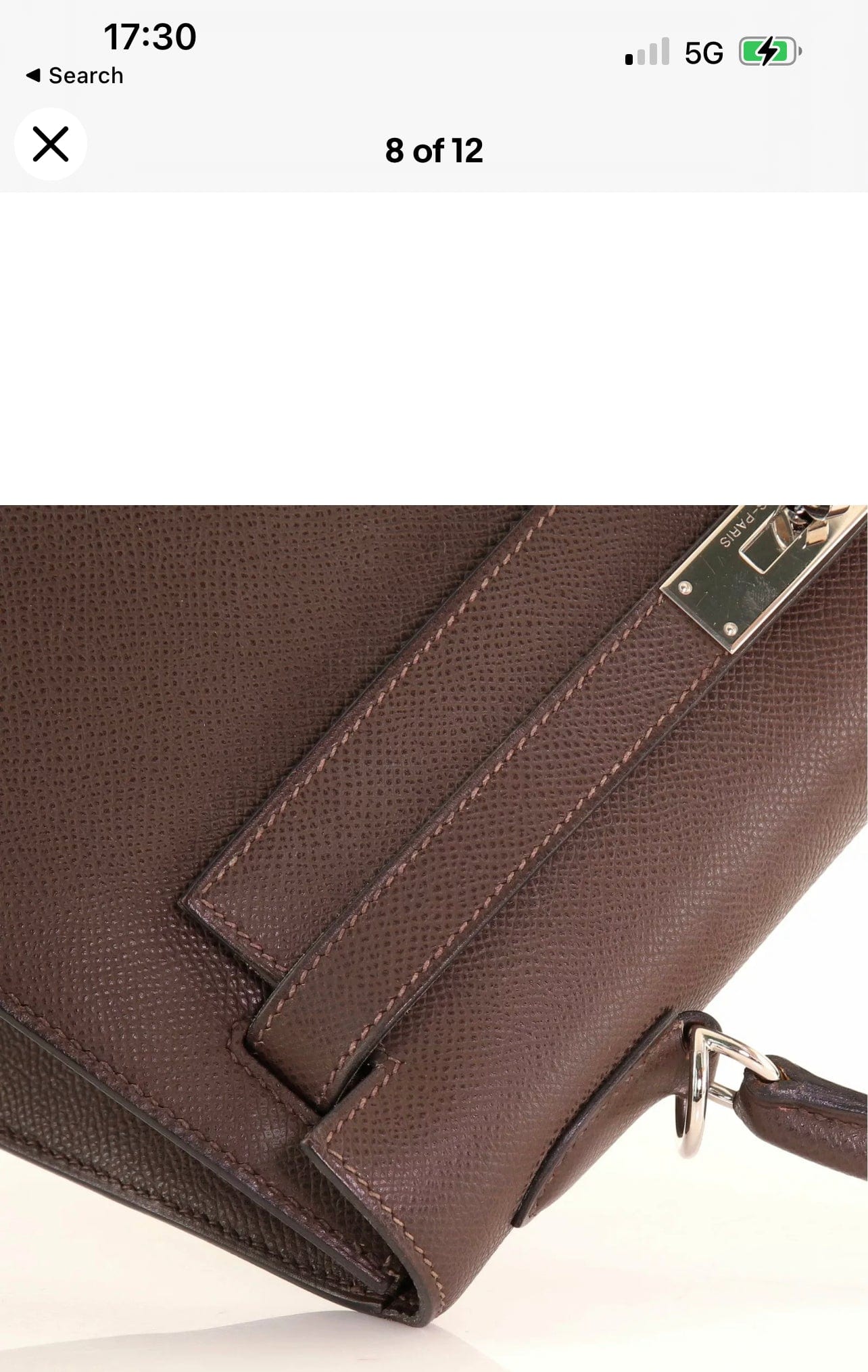 Hermès Hermès Kelly 32 Chocolate Epsom PHW ASL2892