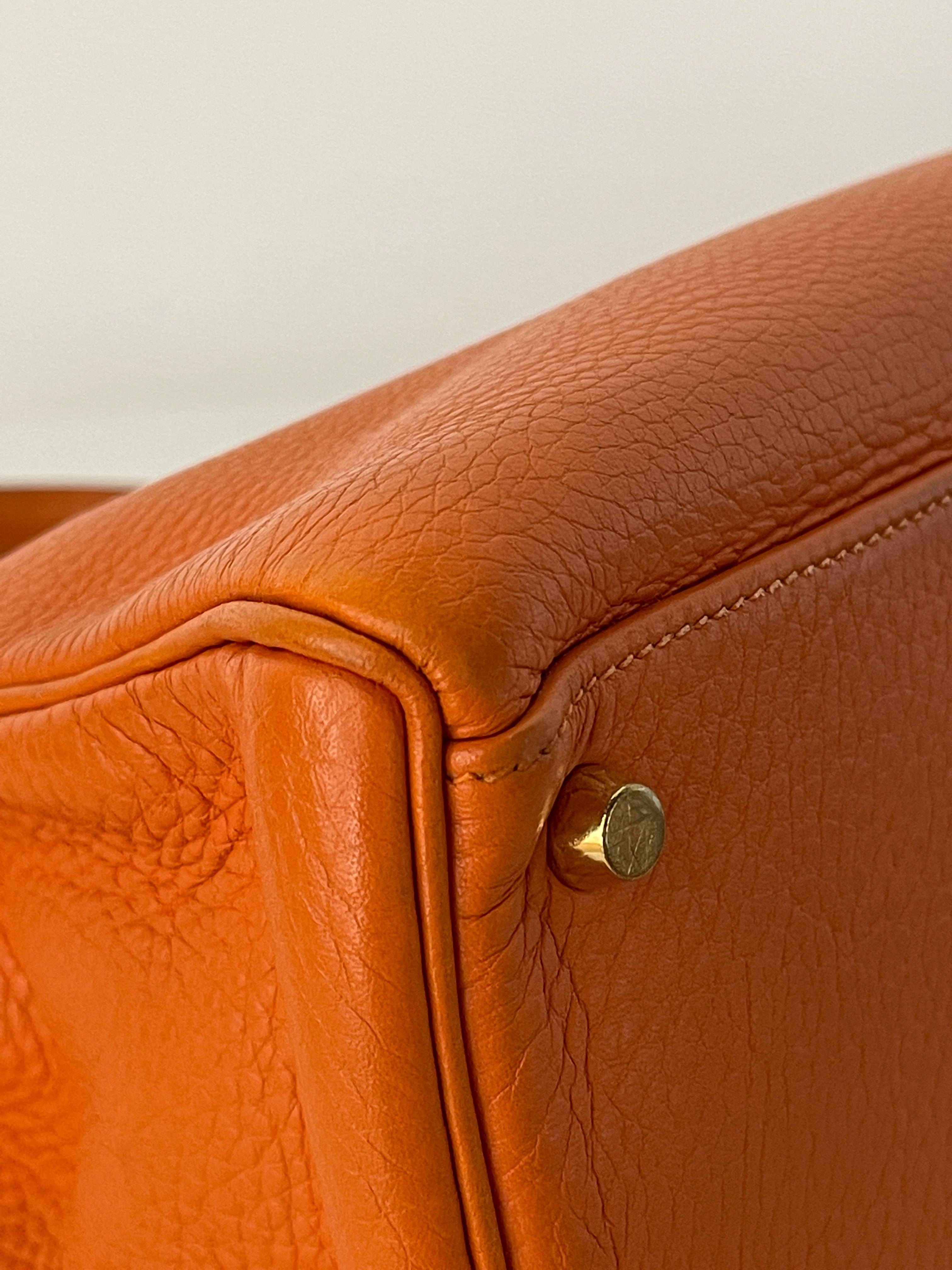 Hermès Hermès Kelly 32 Clemence Orange ASL3155