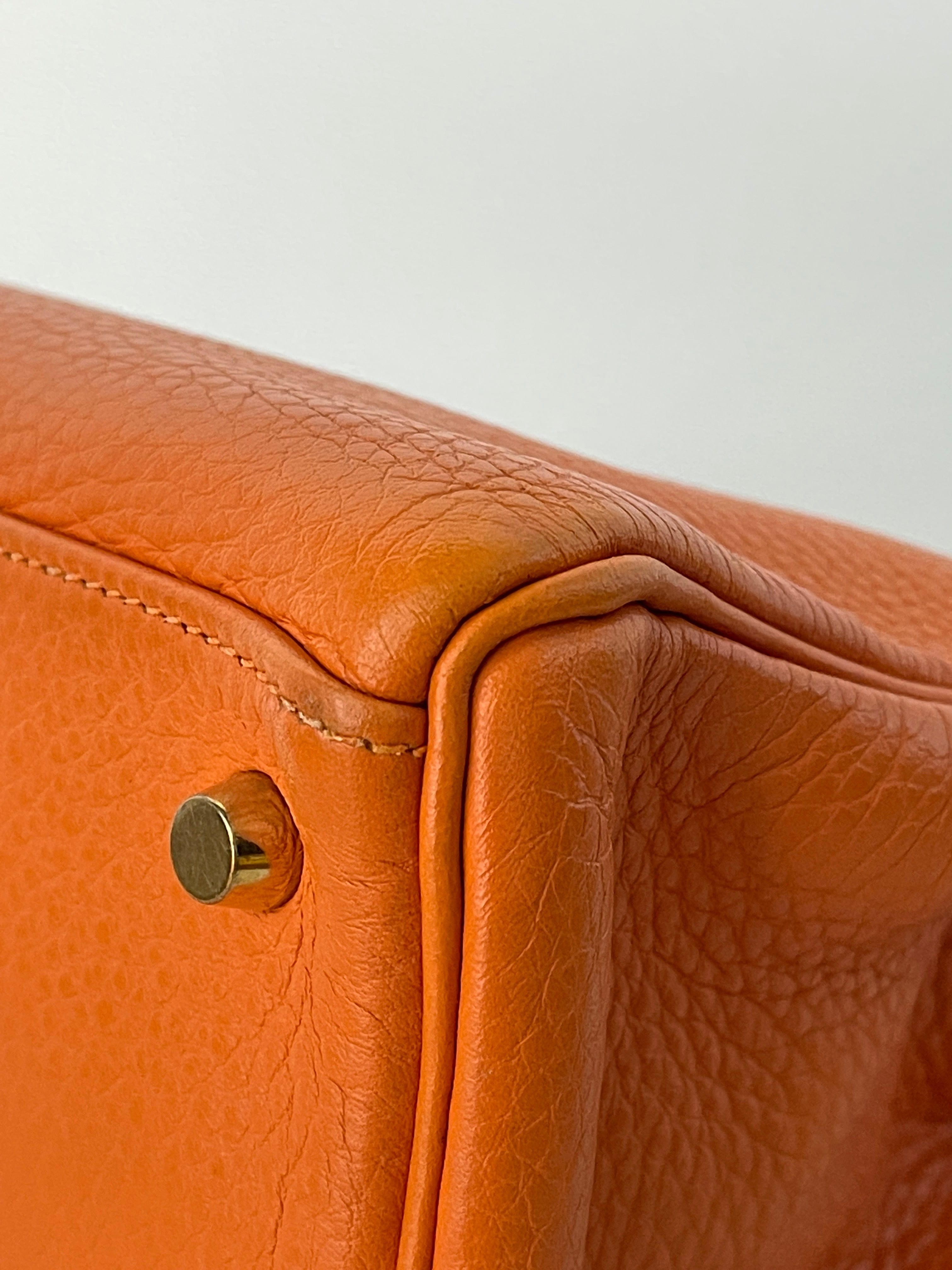 Hermès Hermès Kelly 32 Clemence Orange ASL3155