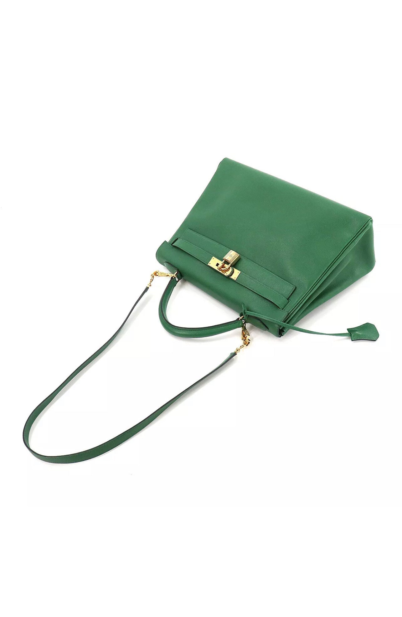 Hermès Hermès Kelly 32 Couchevel Green ASL2889