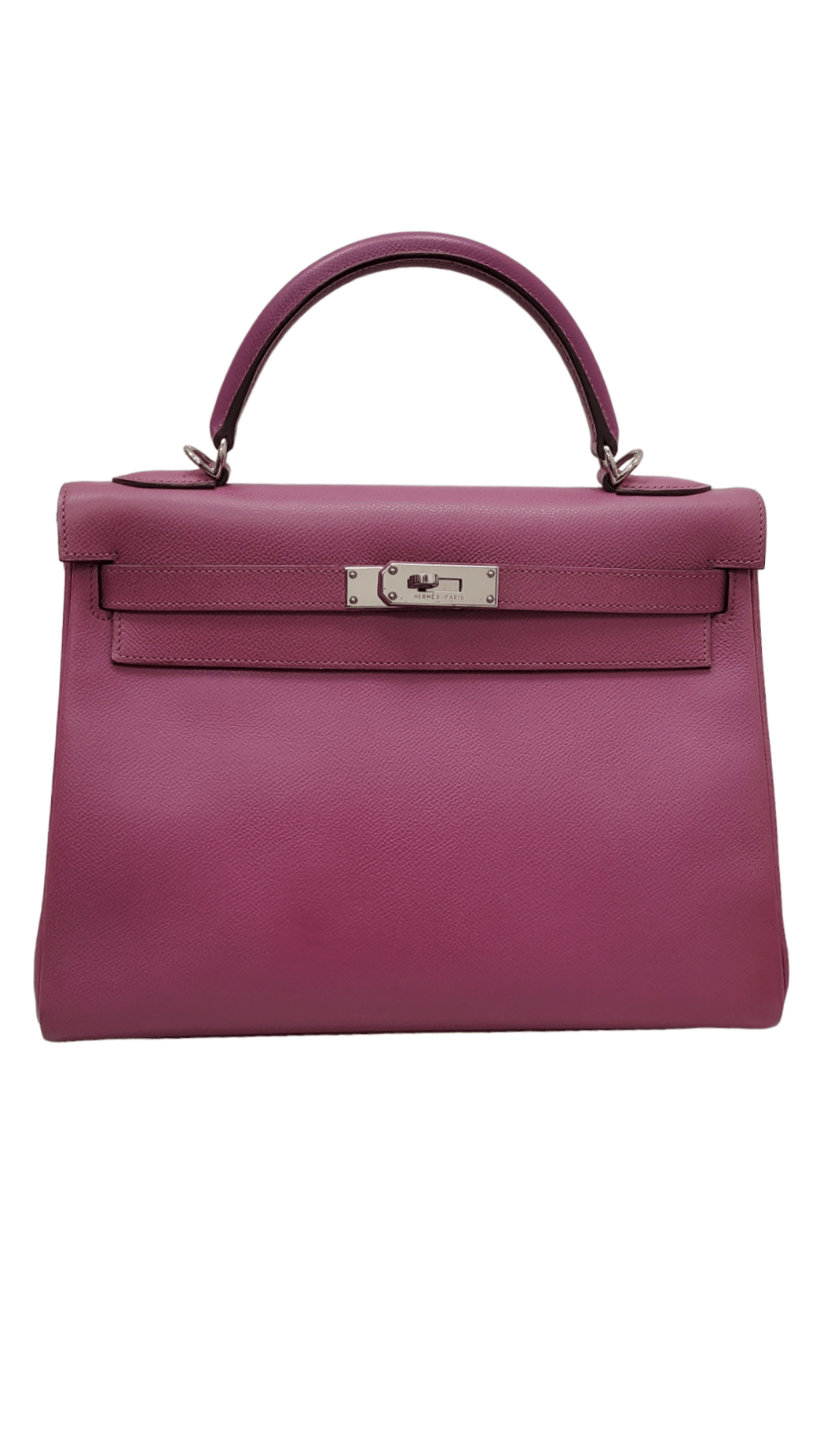 Hermès Hermes Kelly 32
Cyclamen Epsom PHW
I Square Stamp SYL1096