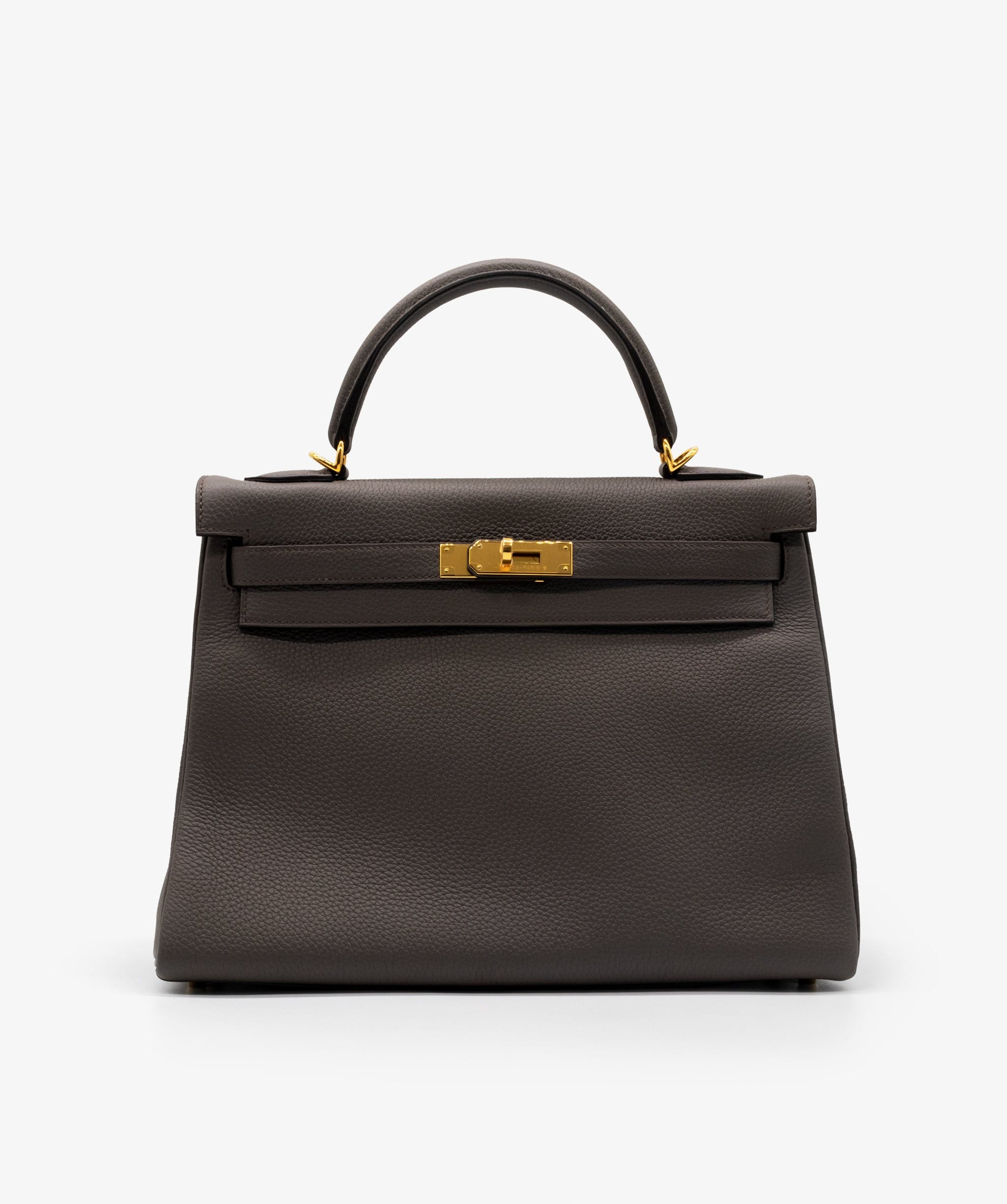 Hermès Hermes Kelly 32 Gris Etain GHW RJL1243