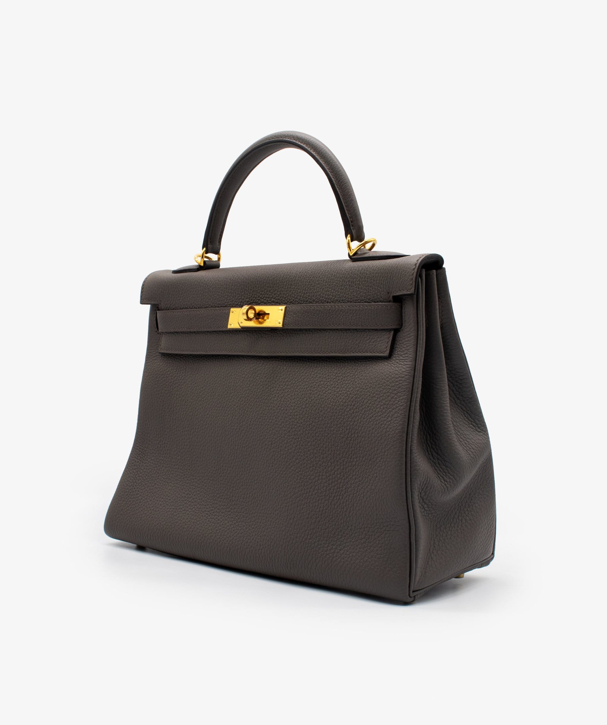 Hermès Hermes Kelly 32 Gris Etain GHW RJL1243