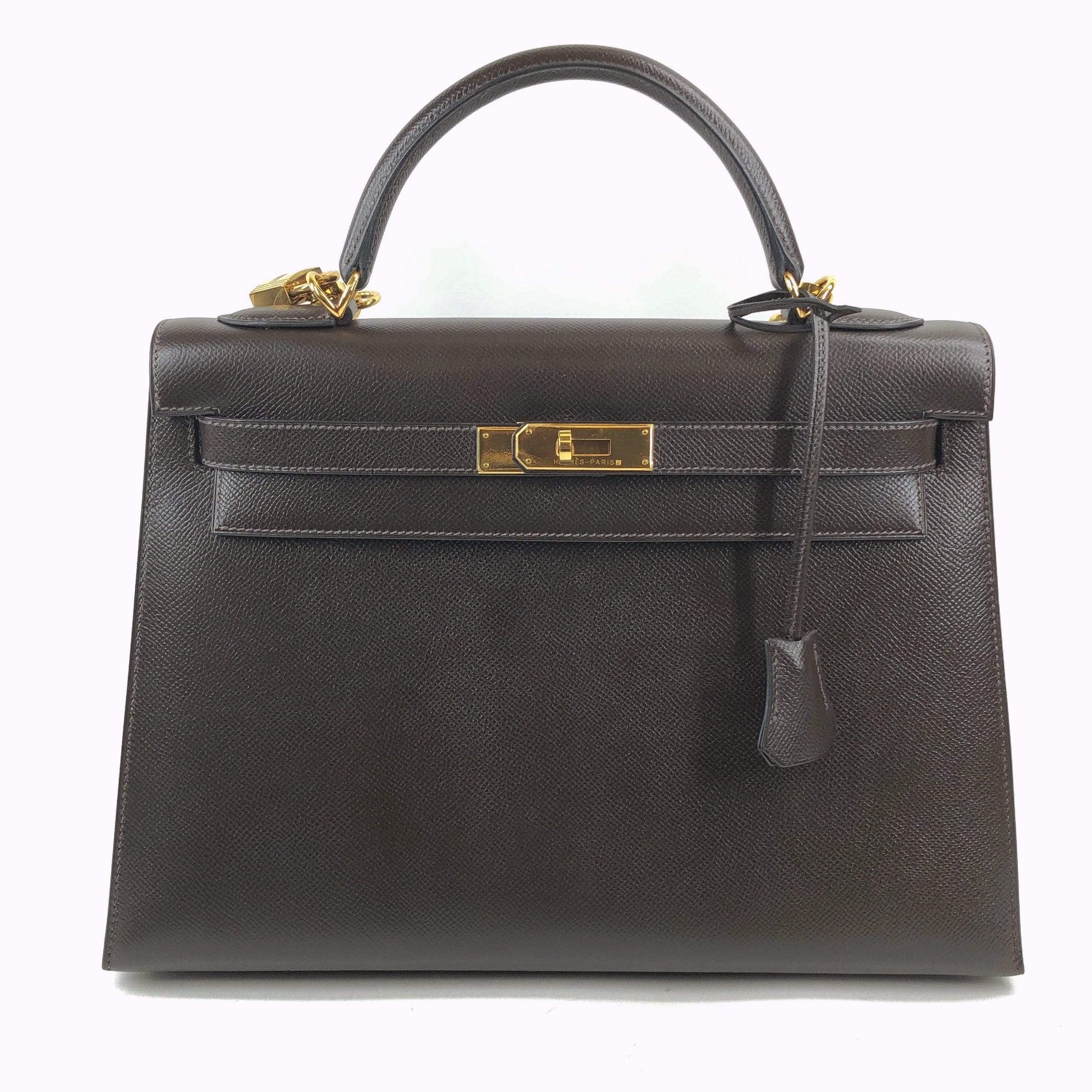 Hermès Hermès Kelly 32 Kushbel With Brown Strike Metal Fittings PXL1631