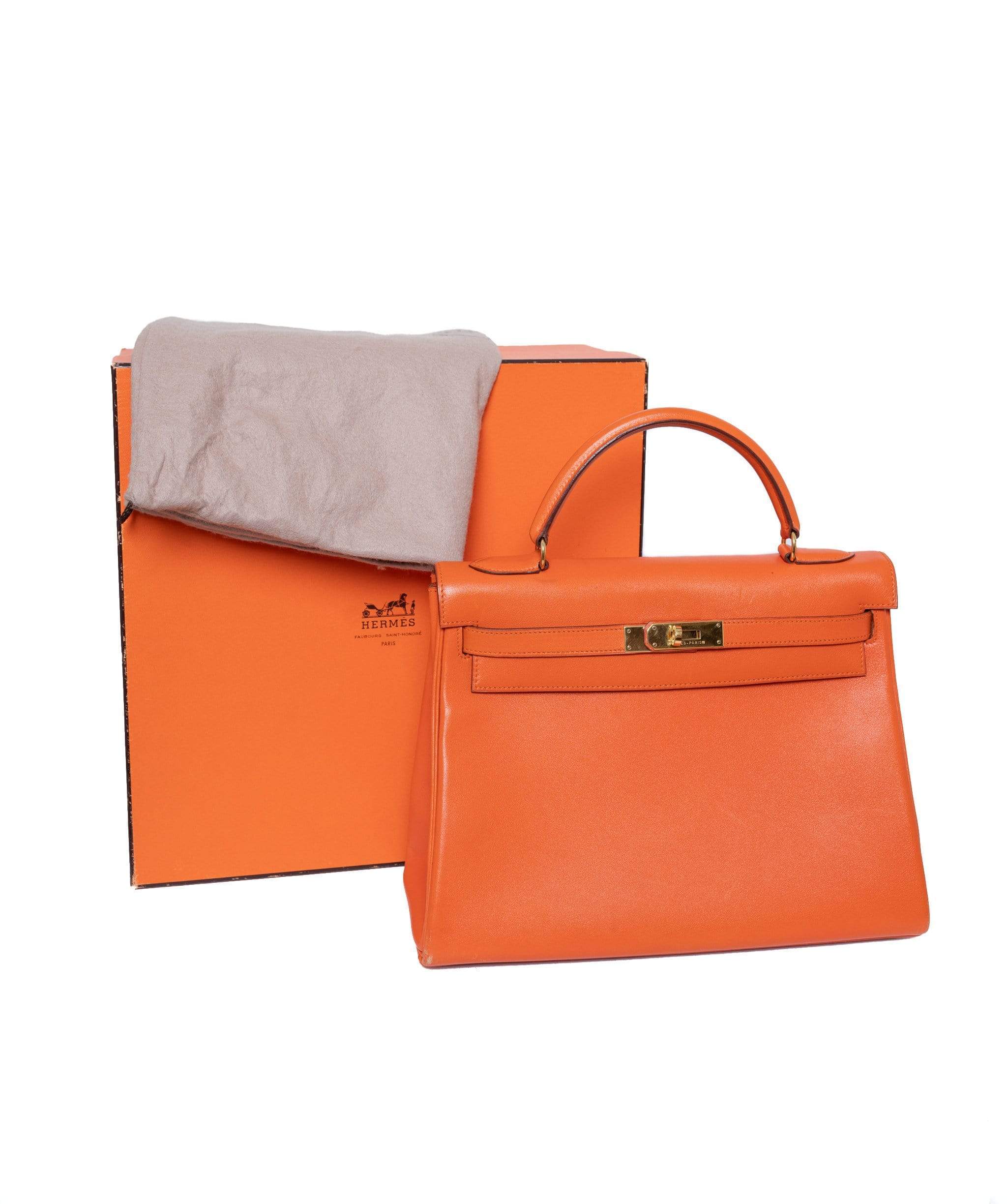 Hermès Hermes kelly 32 orange ASL1116