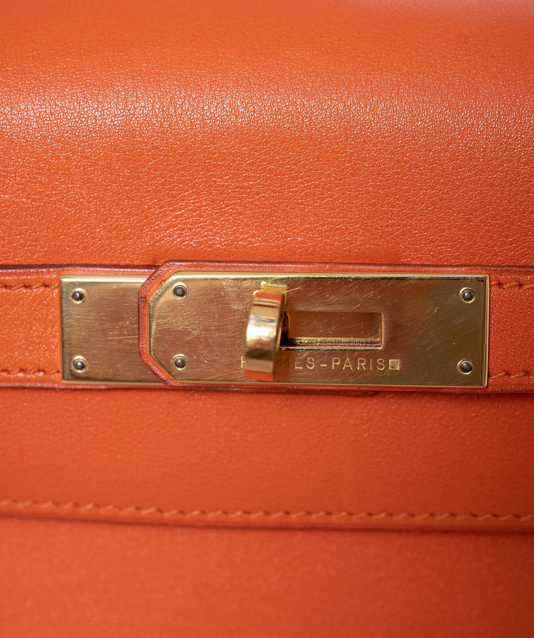 Hermès Hermes kelly 32 orange ASL1116