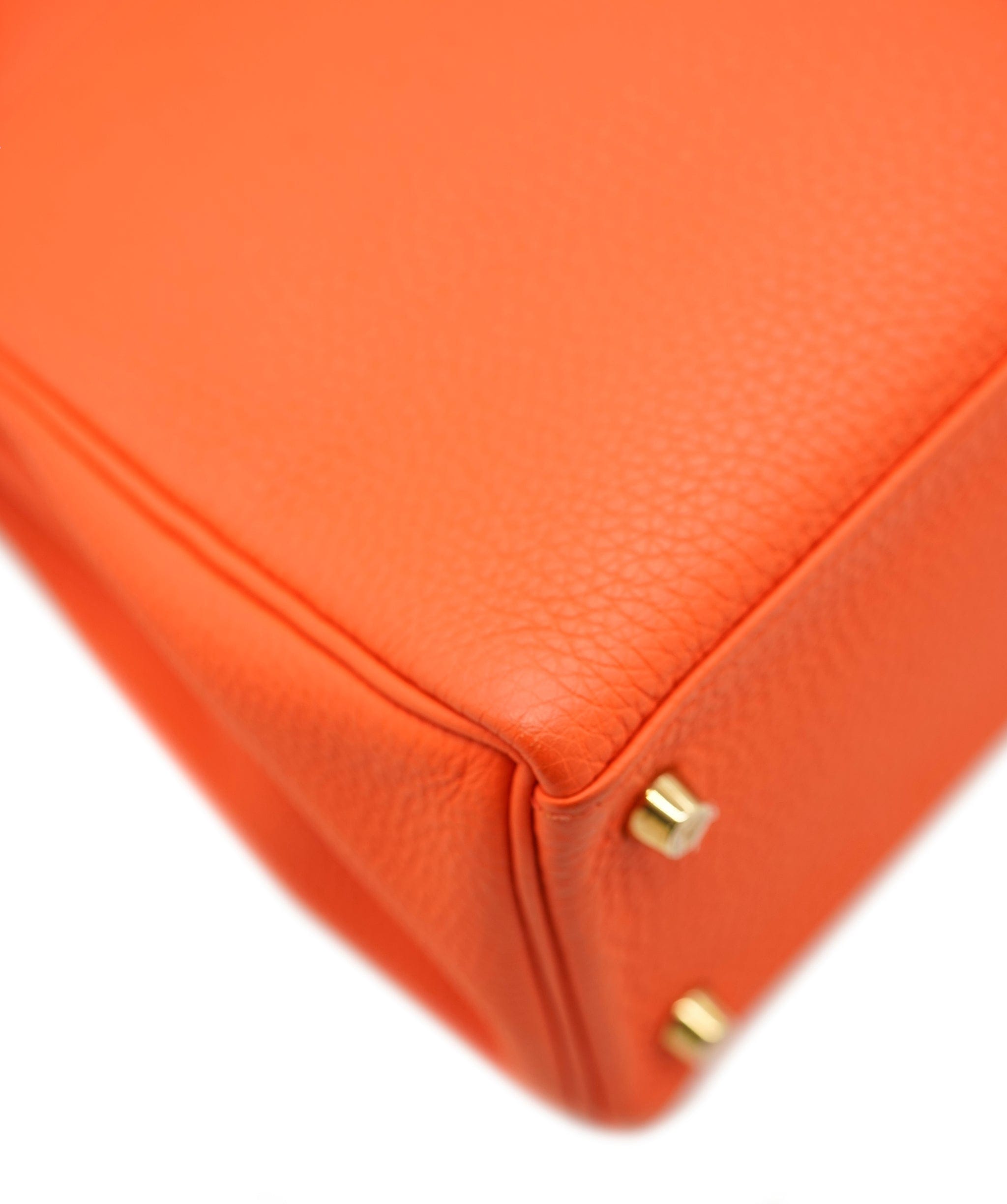 Hermès Hermes Kelly 32 Orange Togo GHW #A SKL1490