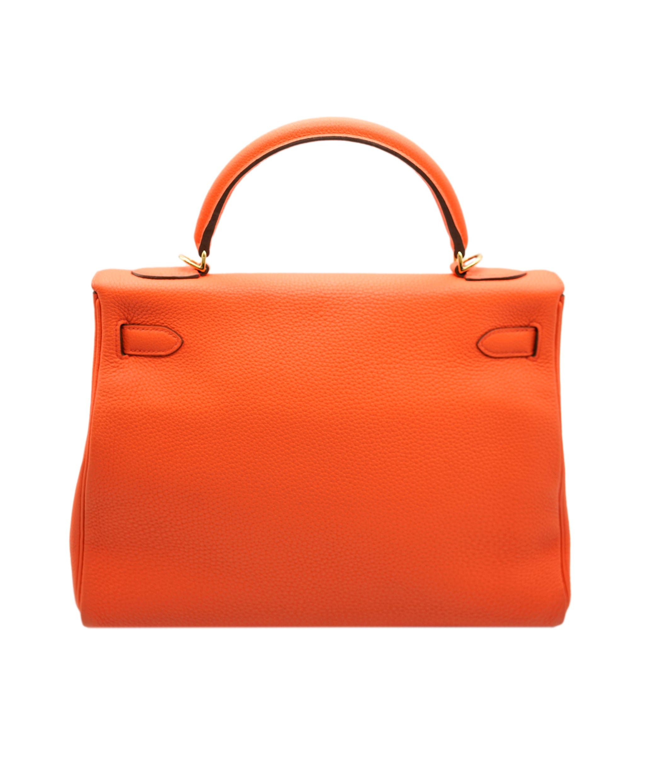 Hermès Hermes Kelly 32 Orange Togo GHW #A SKL1490