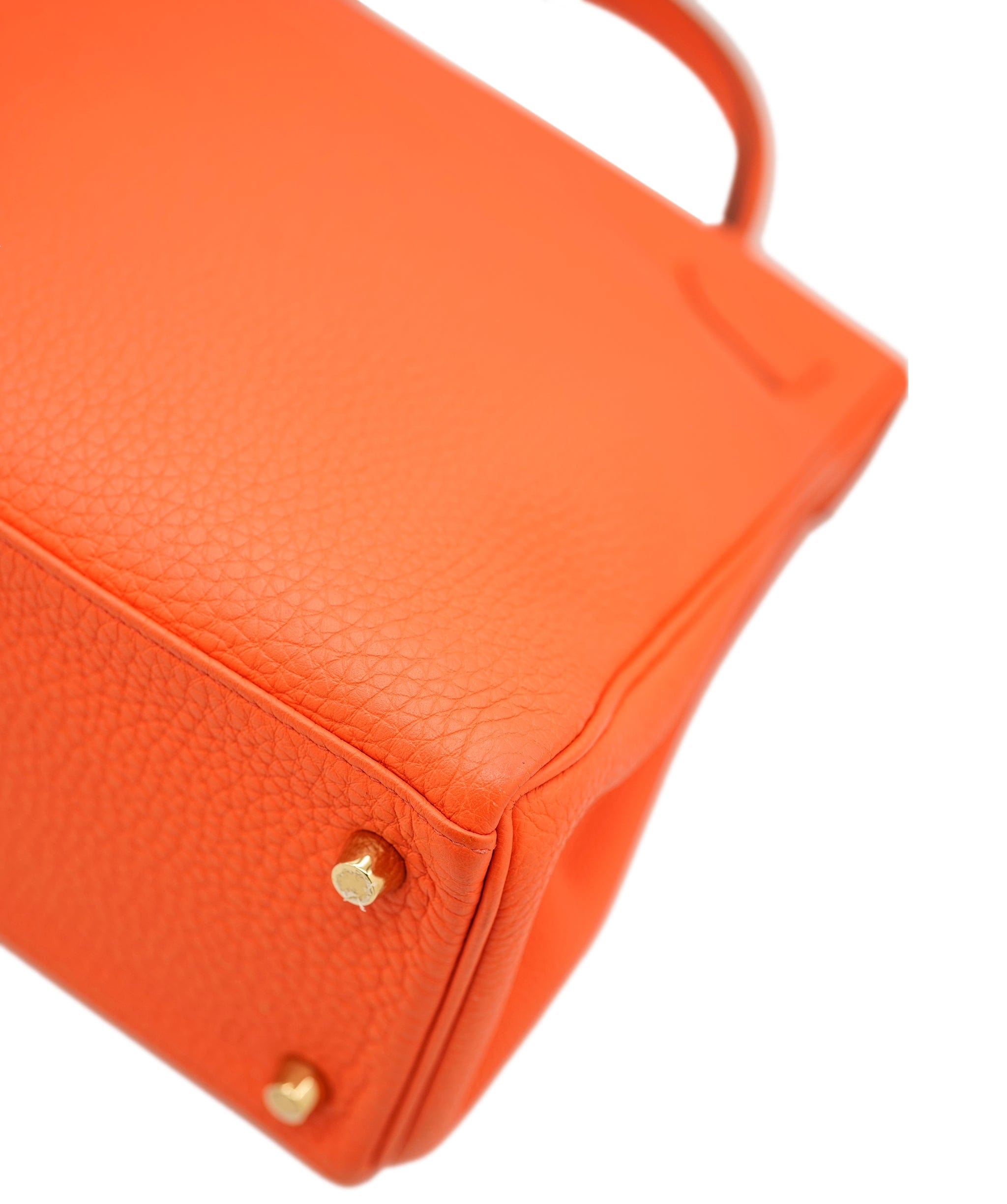 Hermès Hermes Kelly 32 Orange Togo GHW #A SKL1490