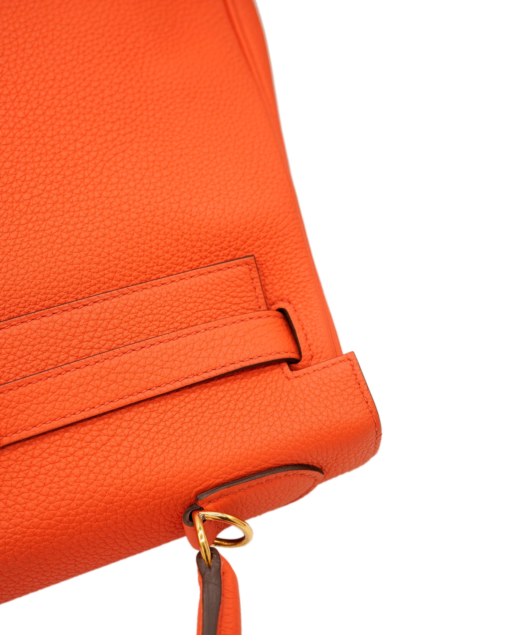 Hermès Hermes Kelly 32 Orange Togo GHW #A SKL1490