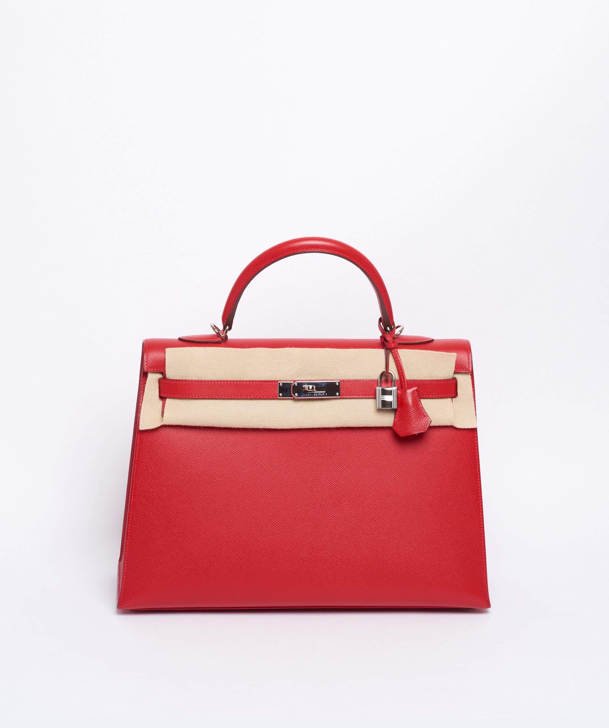 Hermès Hermes Kelly 32 Rouge Casaque Epsom PHW