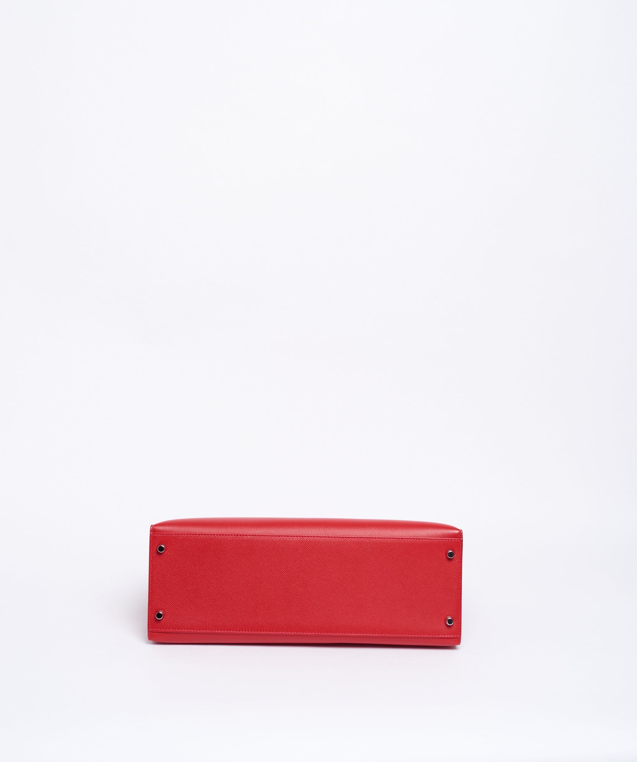 Hermès Hermes Kelly 32 Rouge Casaque Epsom PHW