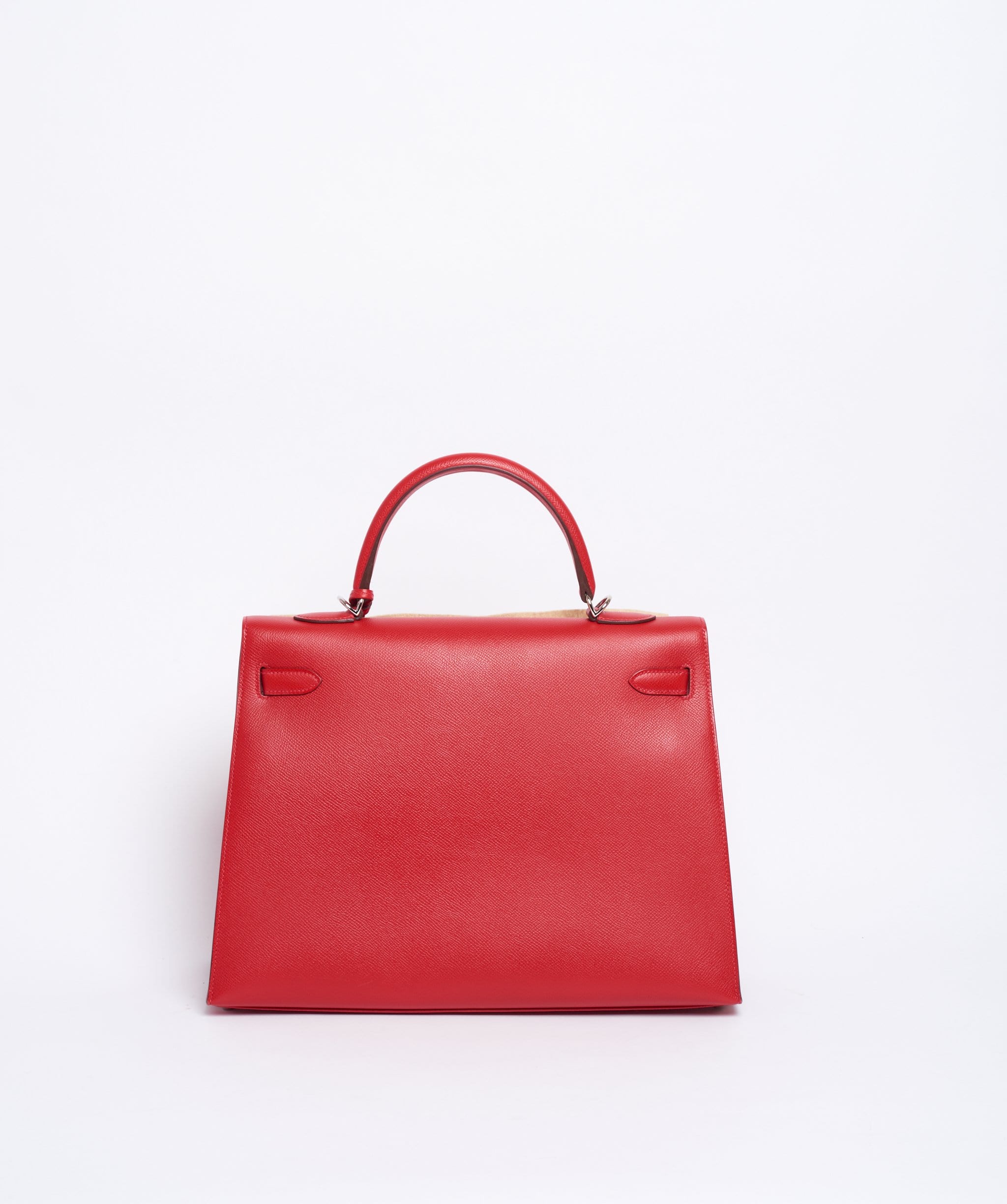 Hermès Hermes Kelly 32 Rouge Casaque Epsom PHW