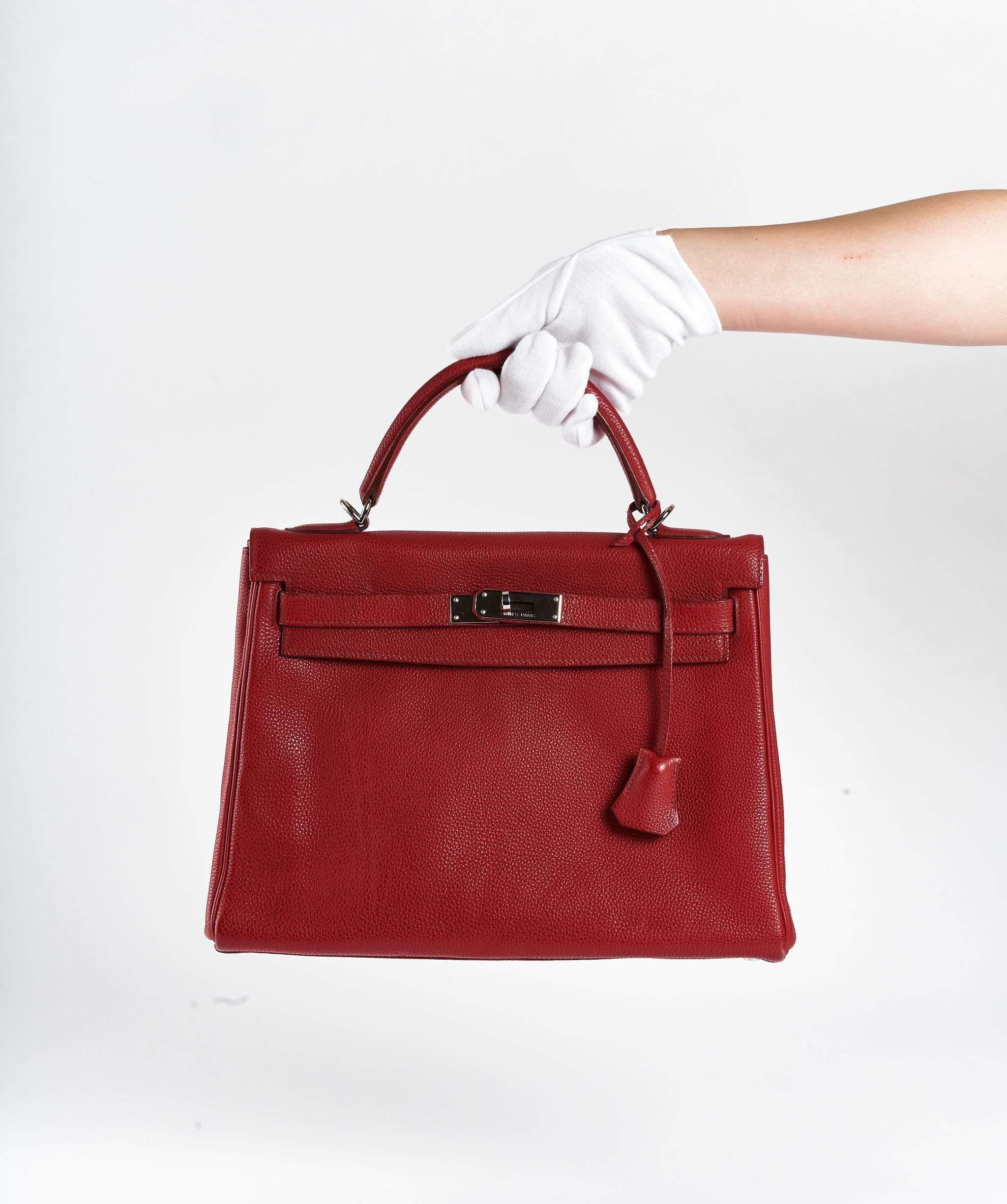 Hermès Hermes Kelly 32 Rouge vif phw