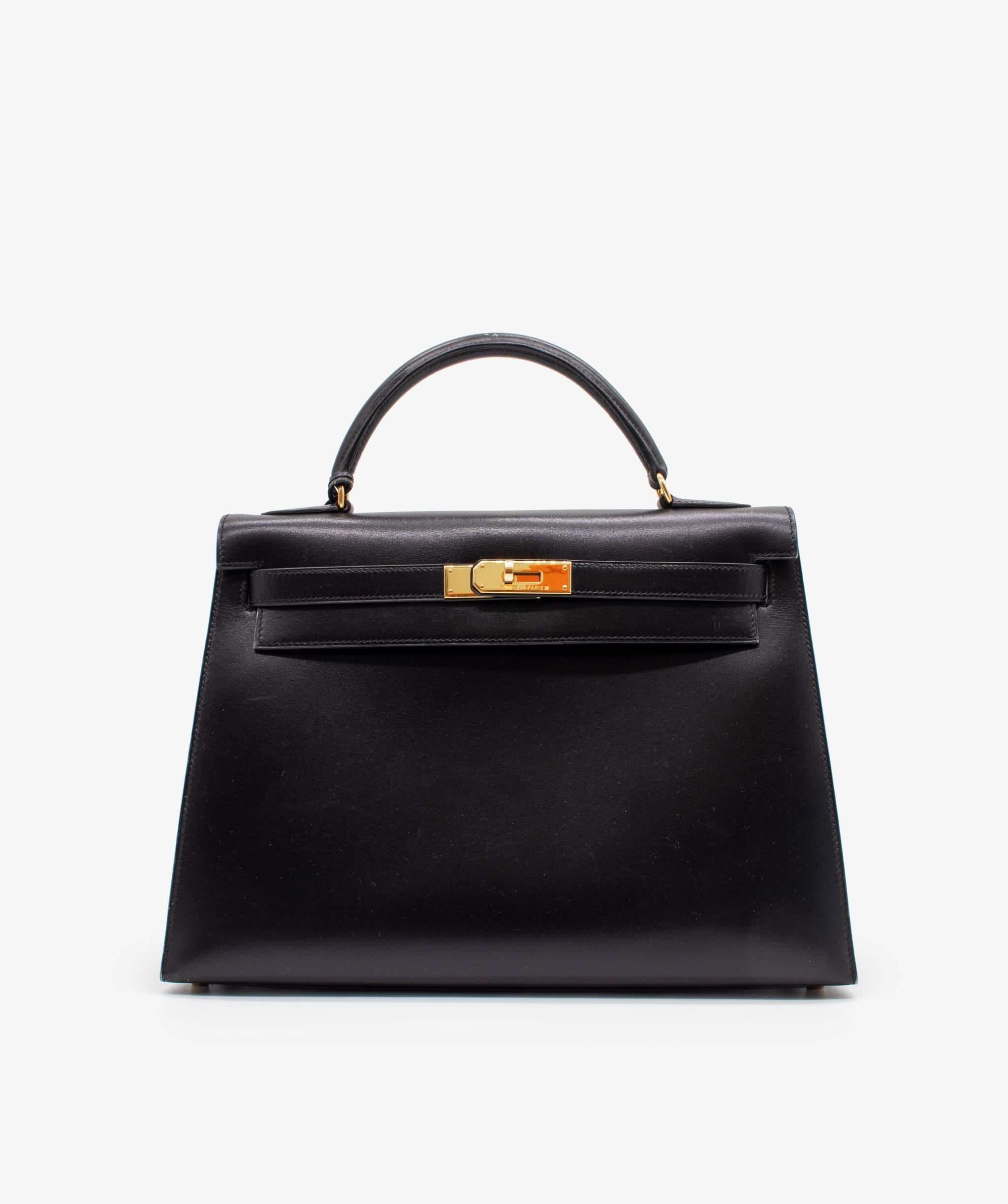 Hermès Hermes Kelly 32 Sellier Black Box Calf - ASL1602