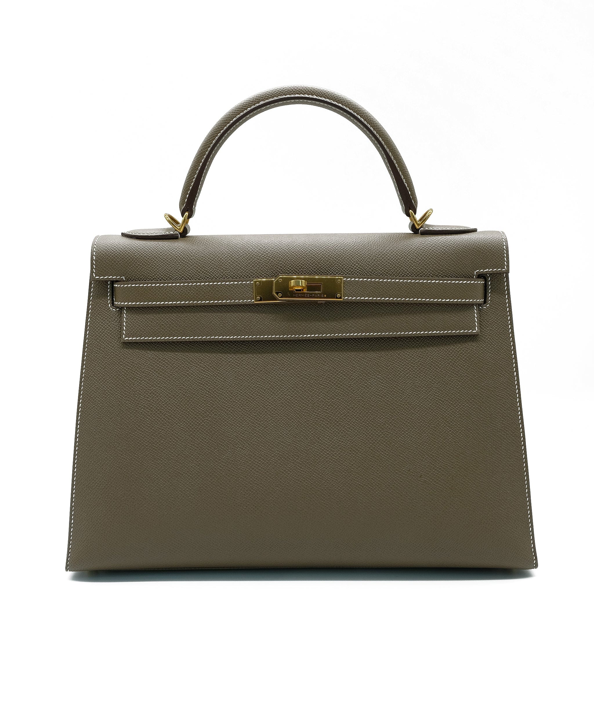 Hermès Hermes Kelly 32 Sellier Etoupe Epsom GHW #T SKL1446