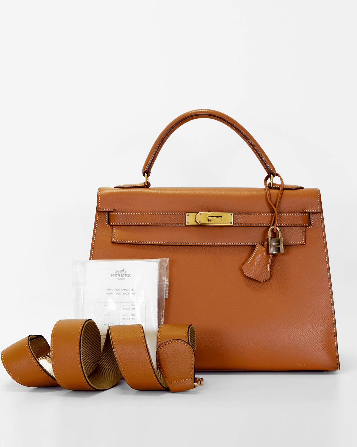 Hermès Hermès Kelly 32 Sellier Gold Epsom GHW SKL1003