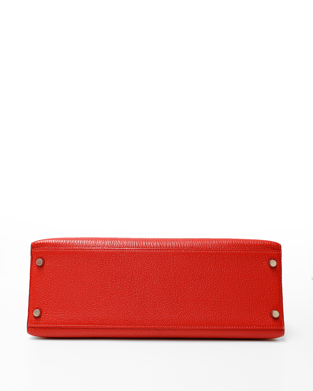 Hermès Hermes Kelly 32 Sellier Rouge Vif Chevre PHW ASL3160