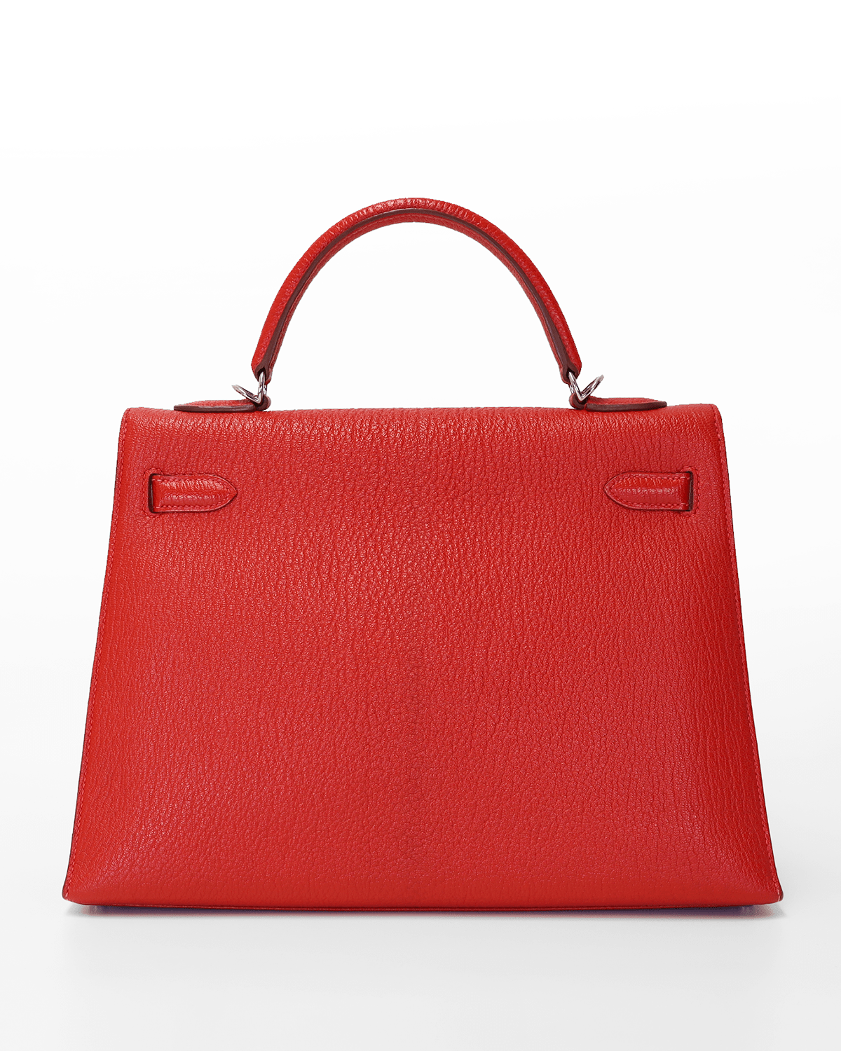 Hermès Hermes Kelly 32 Sellier Rouge Vif Chevre PHW ASL3160