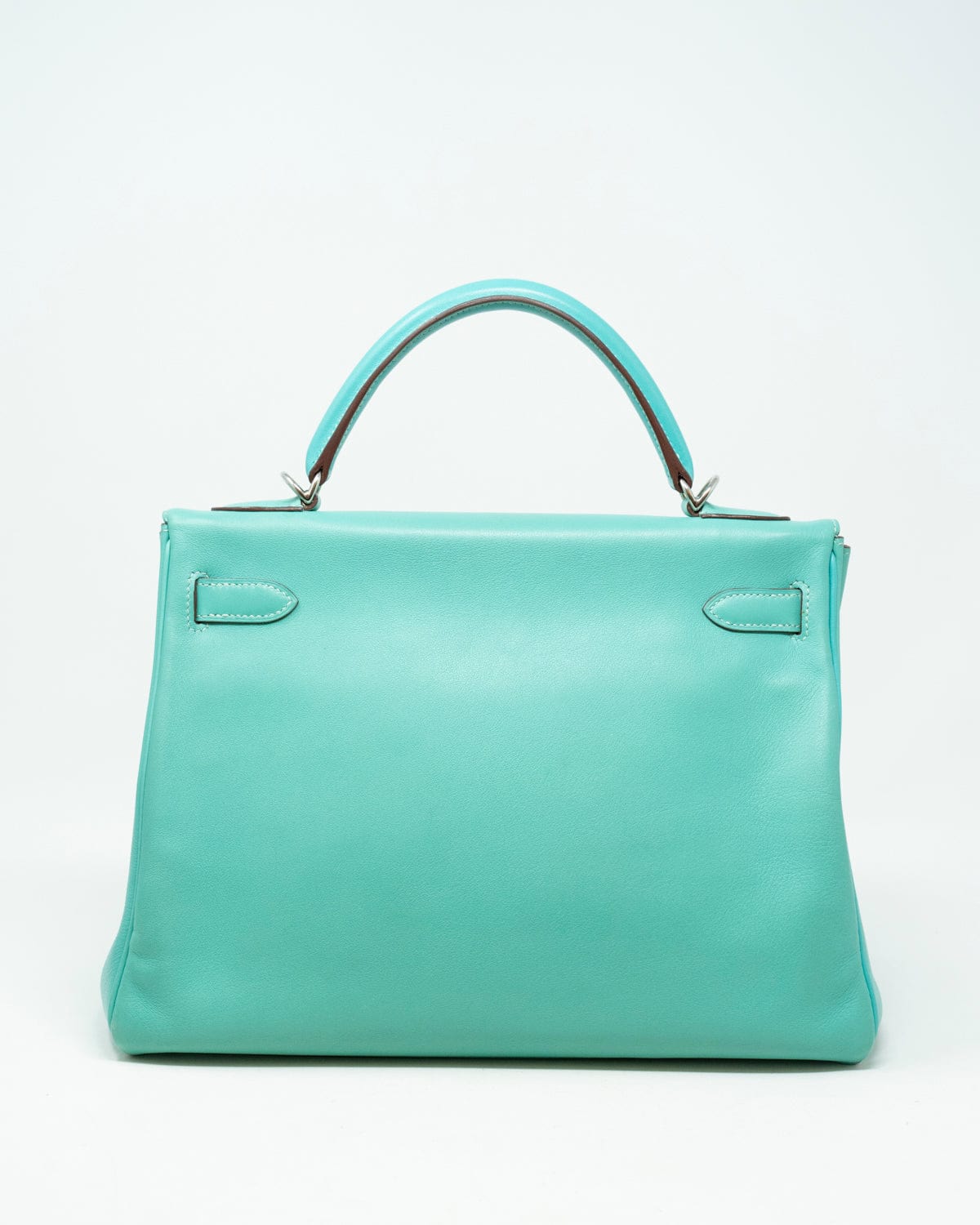 Hermès Hermes Kelly 32 with PHW Swift Blue Lagoon with PHW - AWL2489