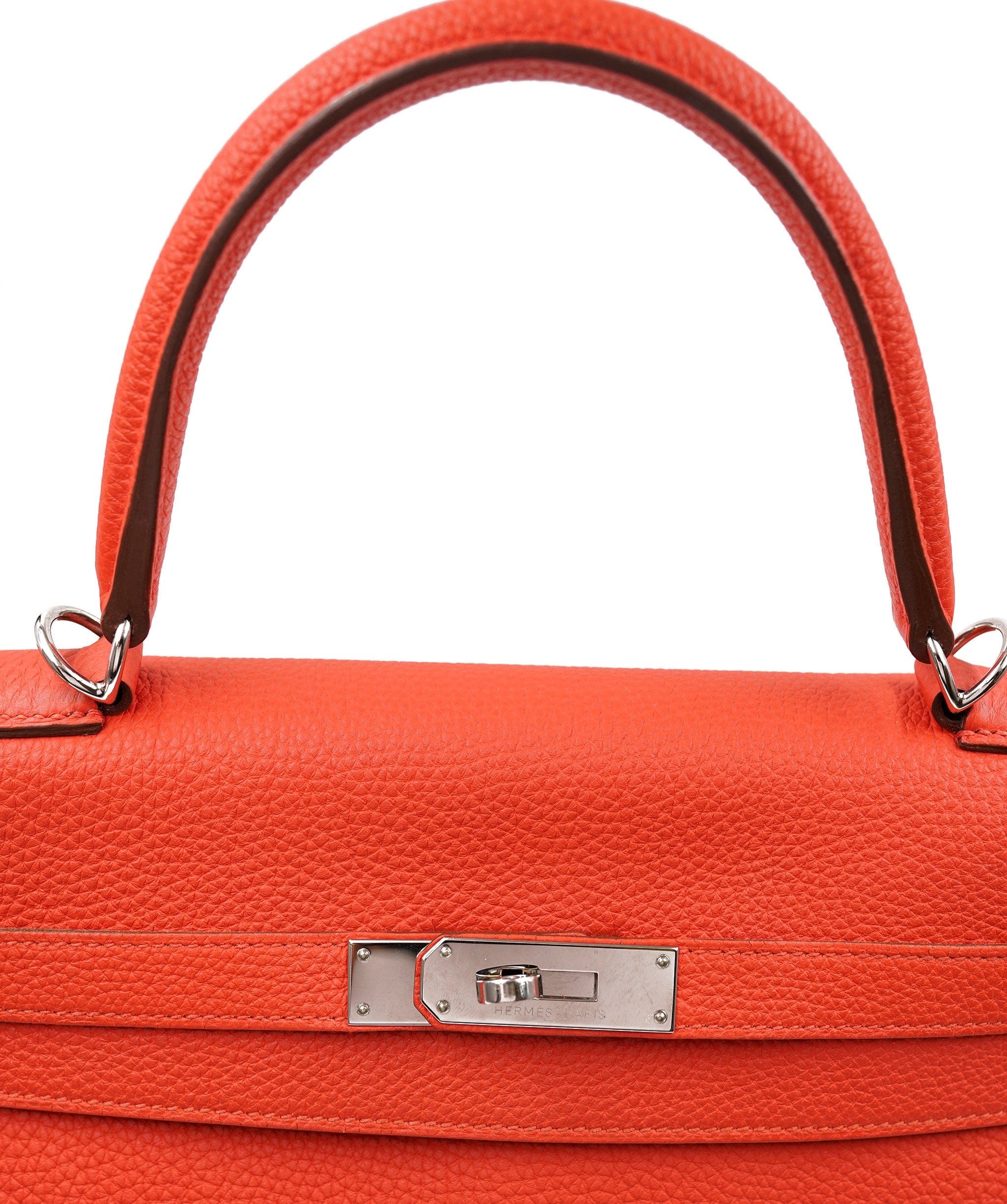 Hermès Hermès Kelly 35 Capucine T Stamp
Veau Togo Leather PHW ASL5282