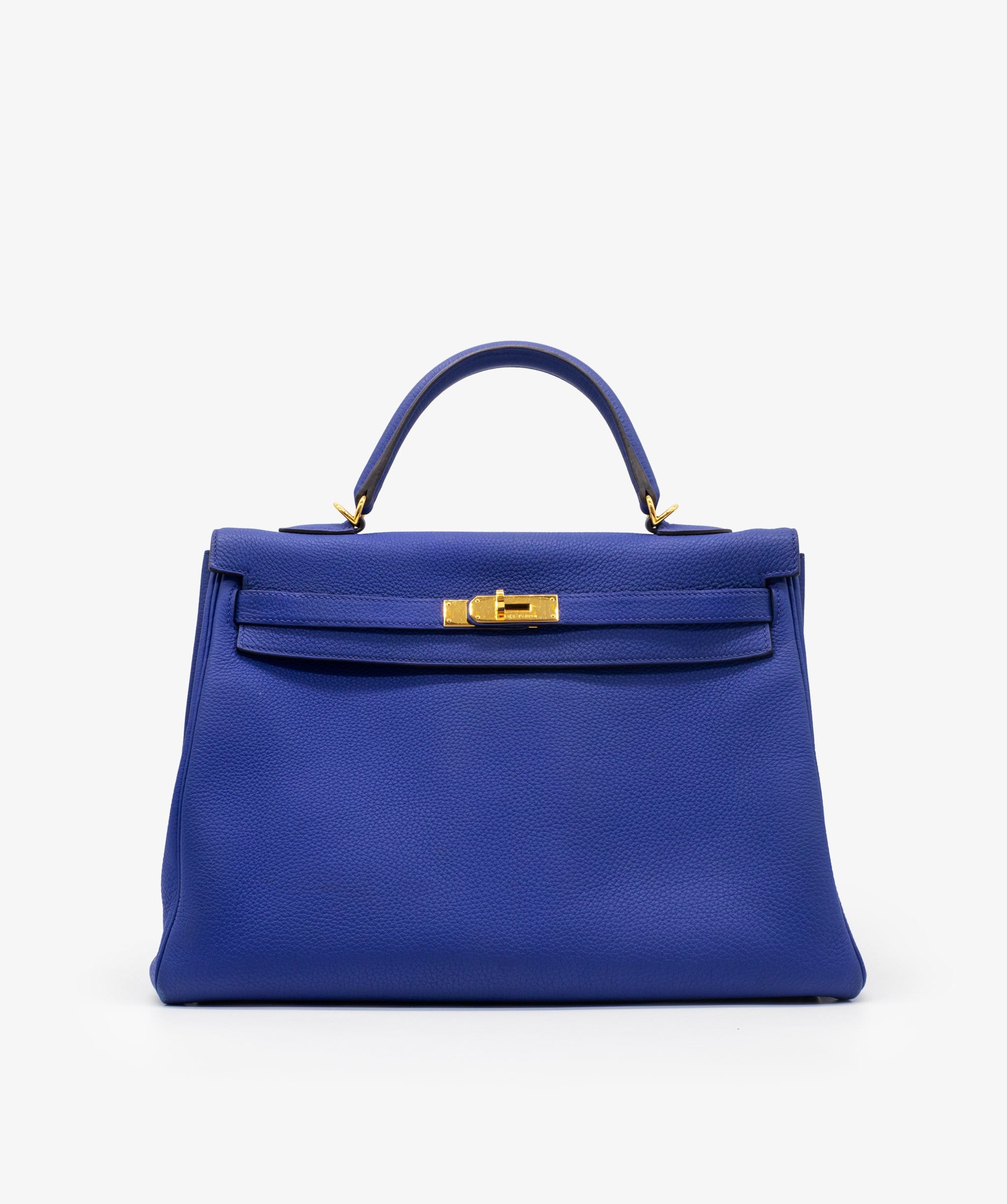 Hermès Hermes Kelly 35 Togo Blue Electric GHW RJL1242