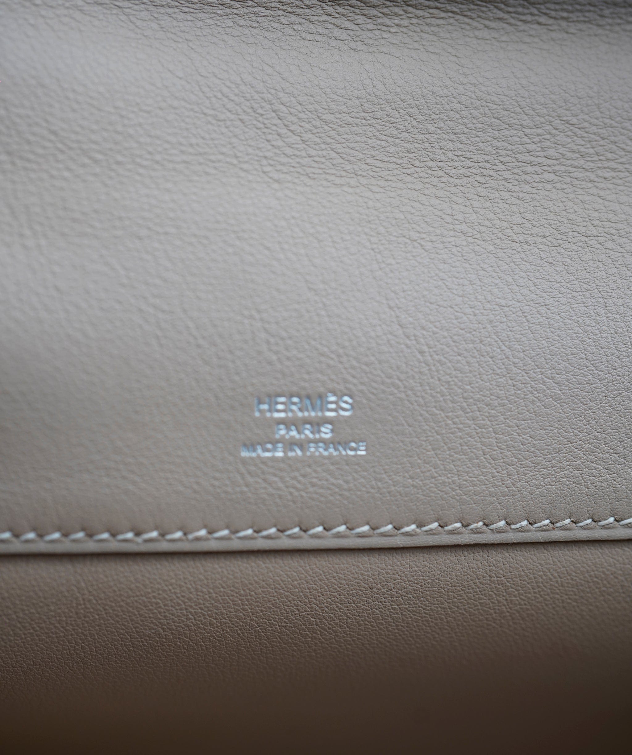 Hermès Hermes Kelly Cut Argile Swift PHW #P SKL1517