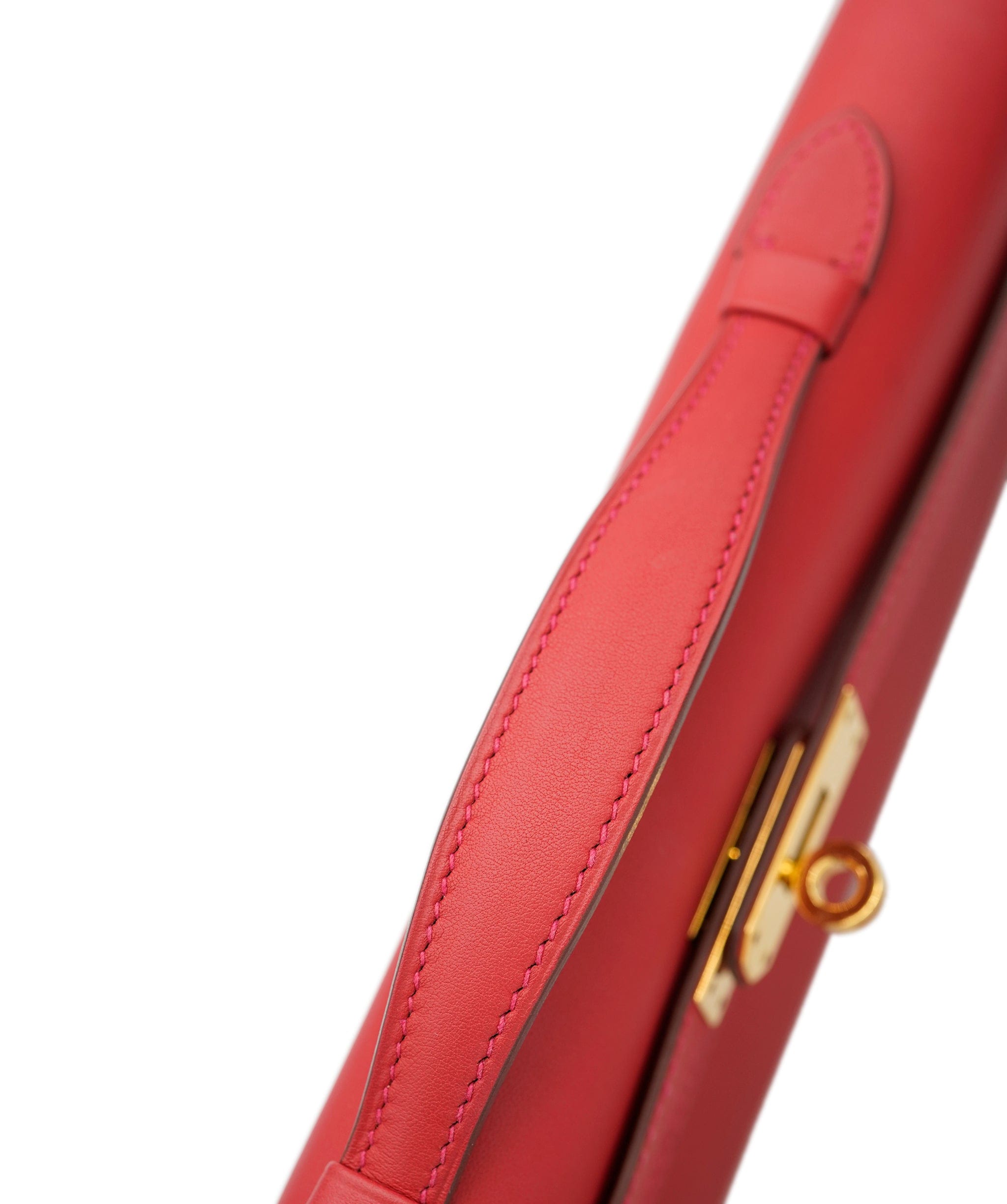 Hermès Hermes Kelly Cut Rouge Vif Swift GHW #T SKL1516