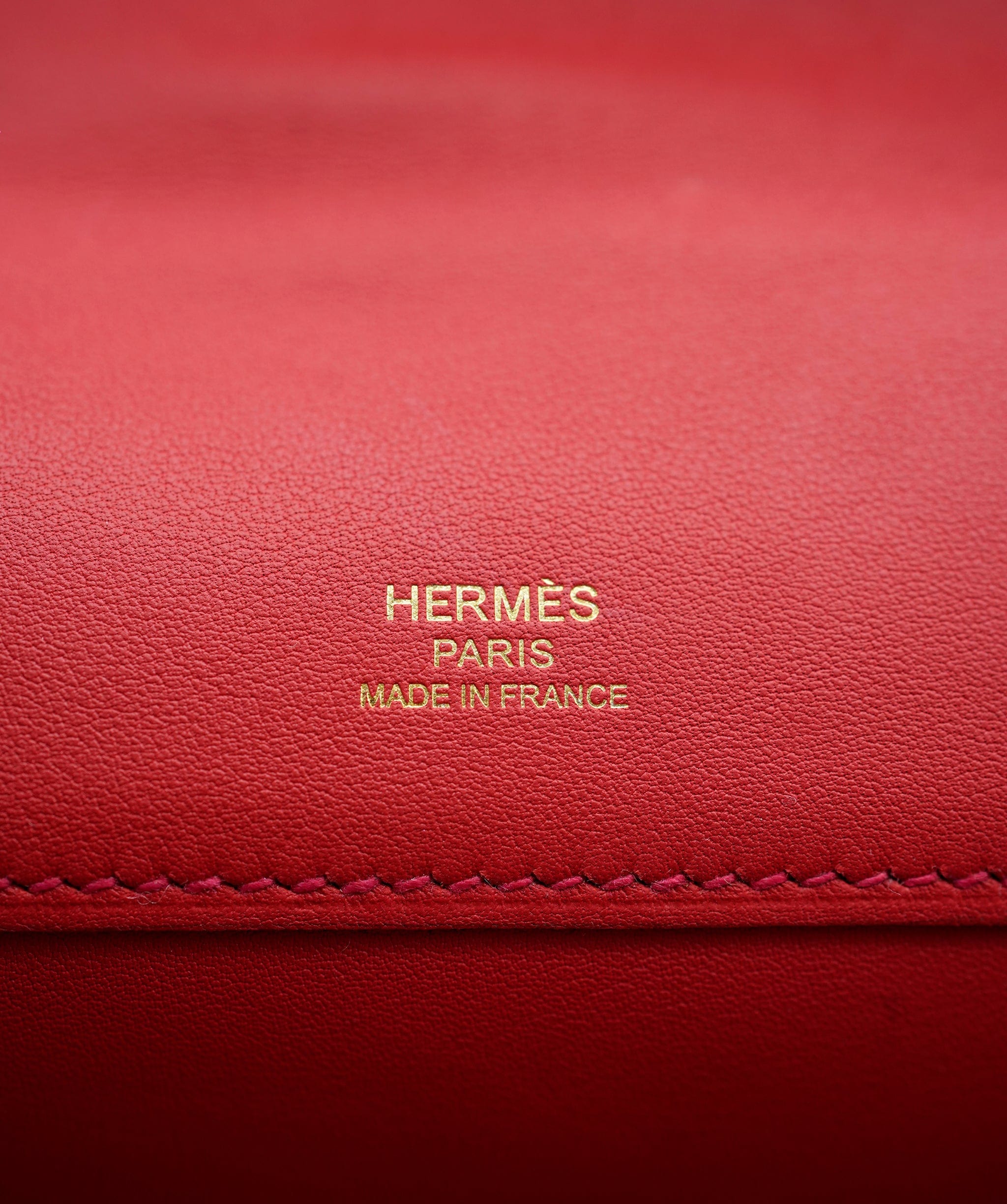 Hermès Hermes Kelly Cut Rouge Vif Swift GHW #T SKL1516